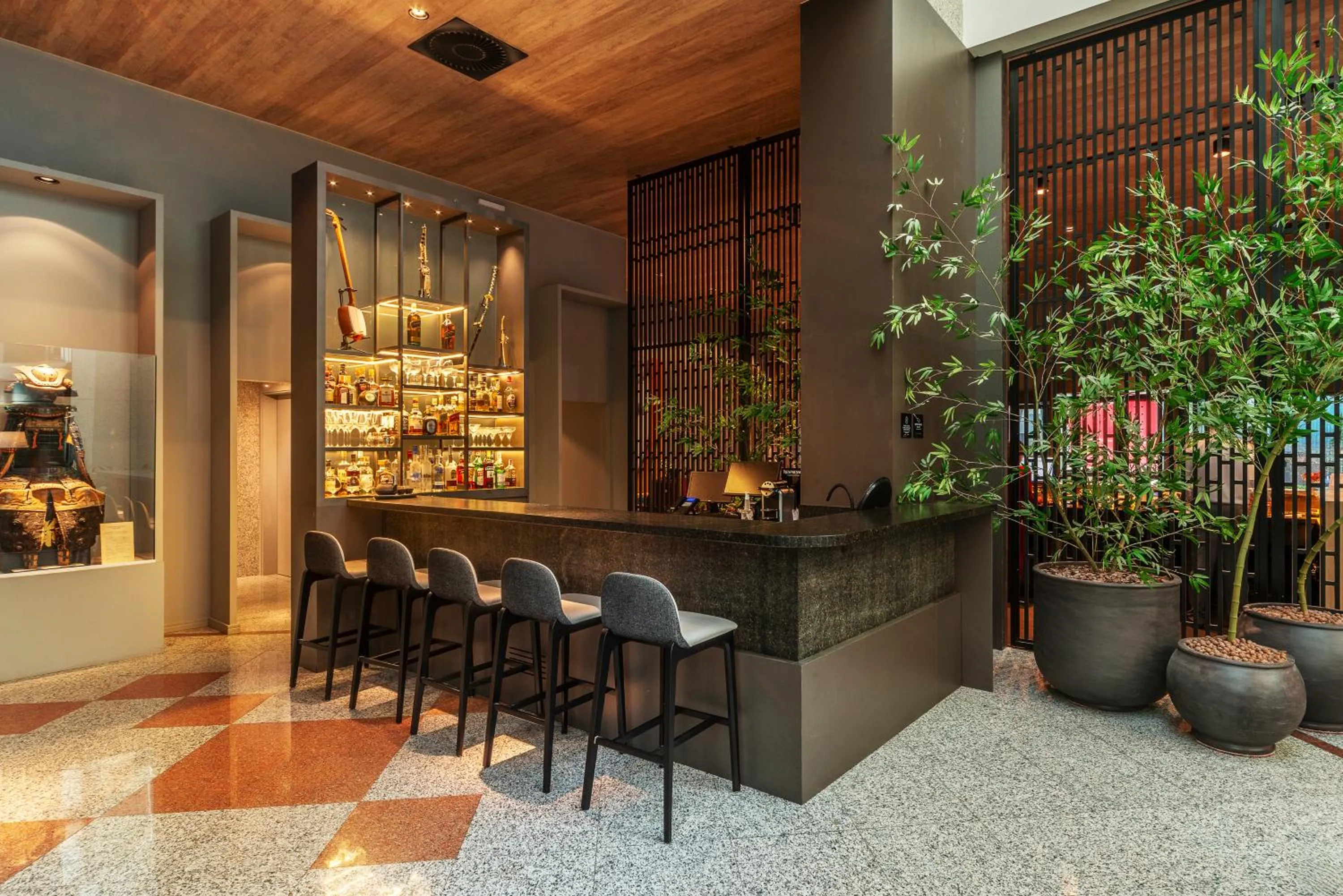 Lounge or bar in Laghetto Stilo São Paulo