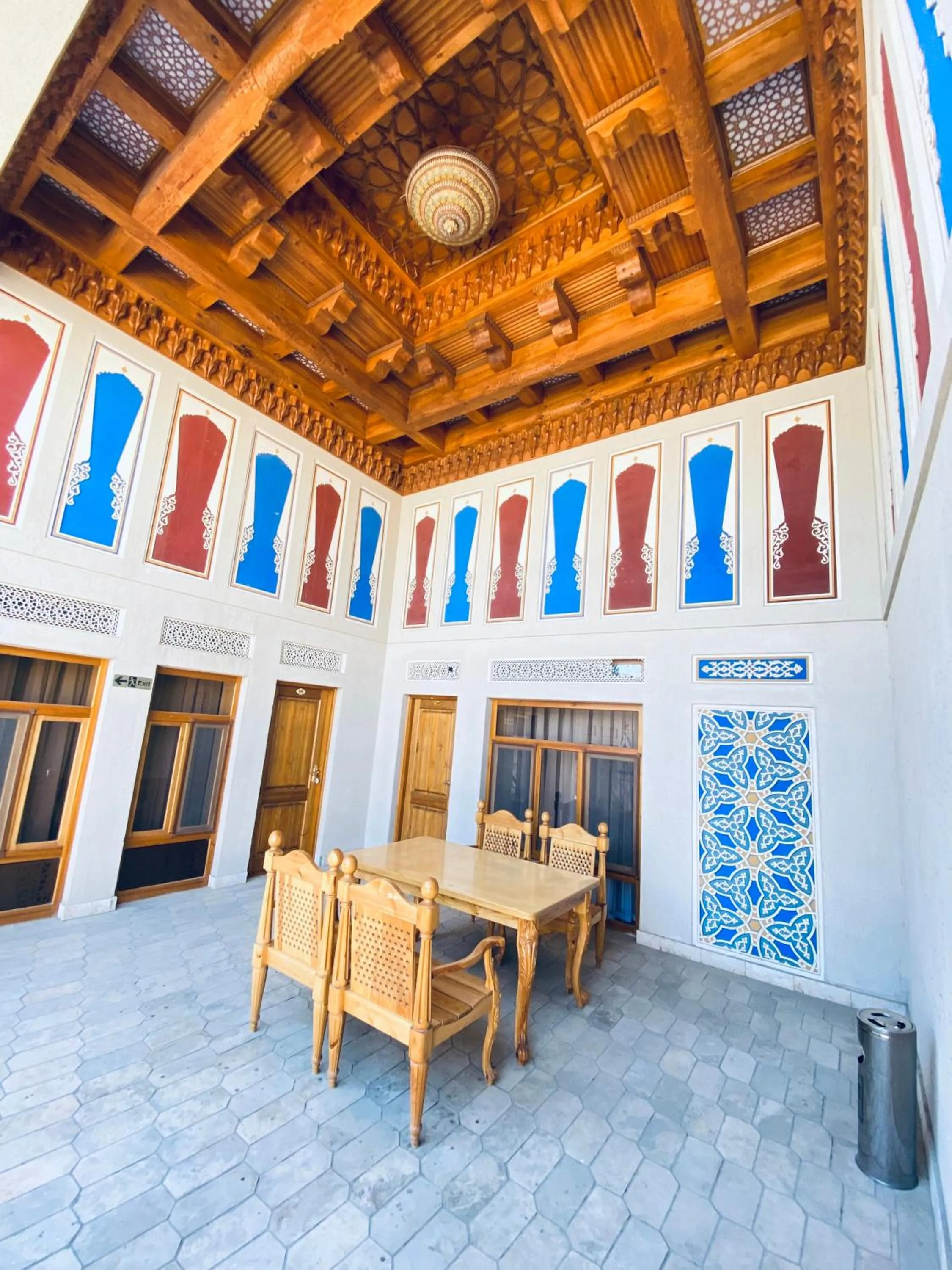 Seating area in Nostalgia Boutique Hotel