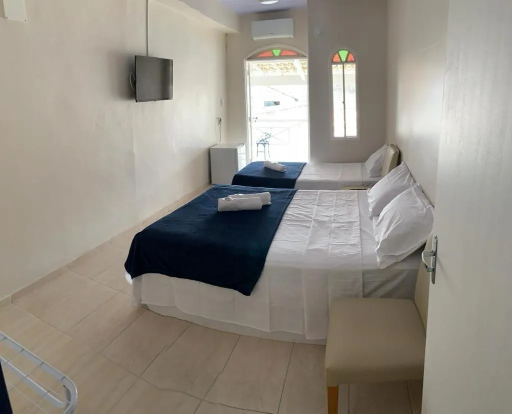 Bed in Pousada EntreMares -Centro-