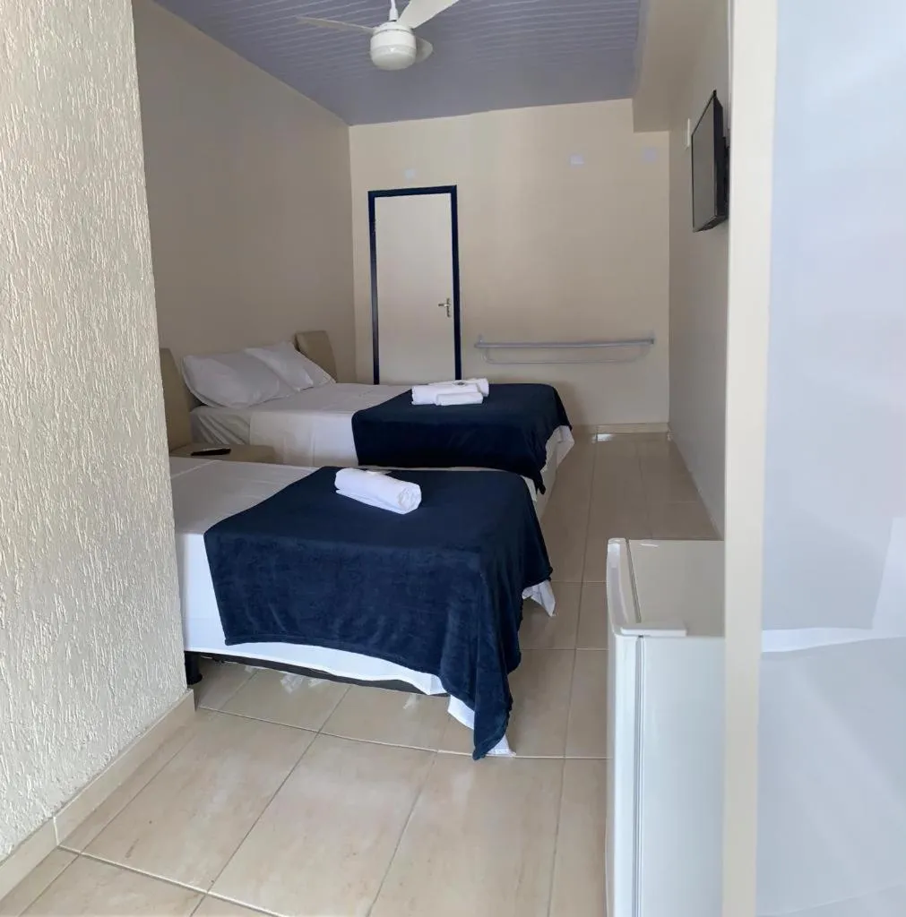 Bed in Pousada EntreMares -Centro-