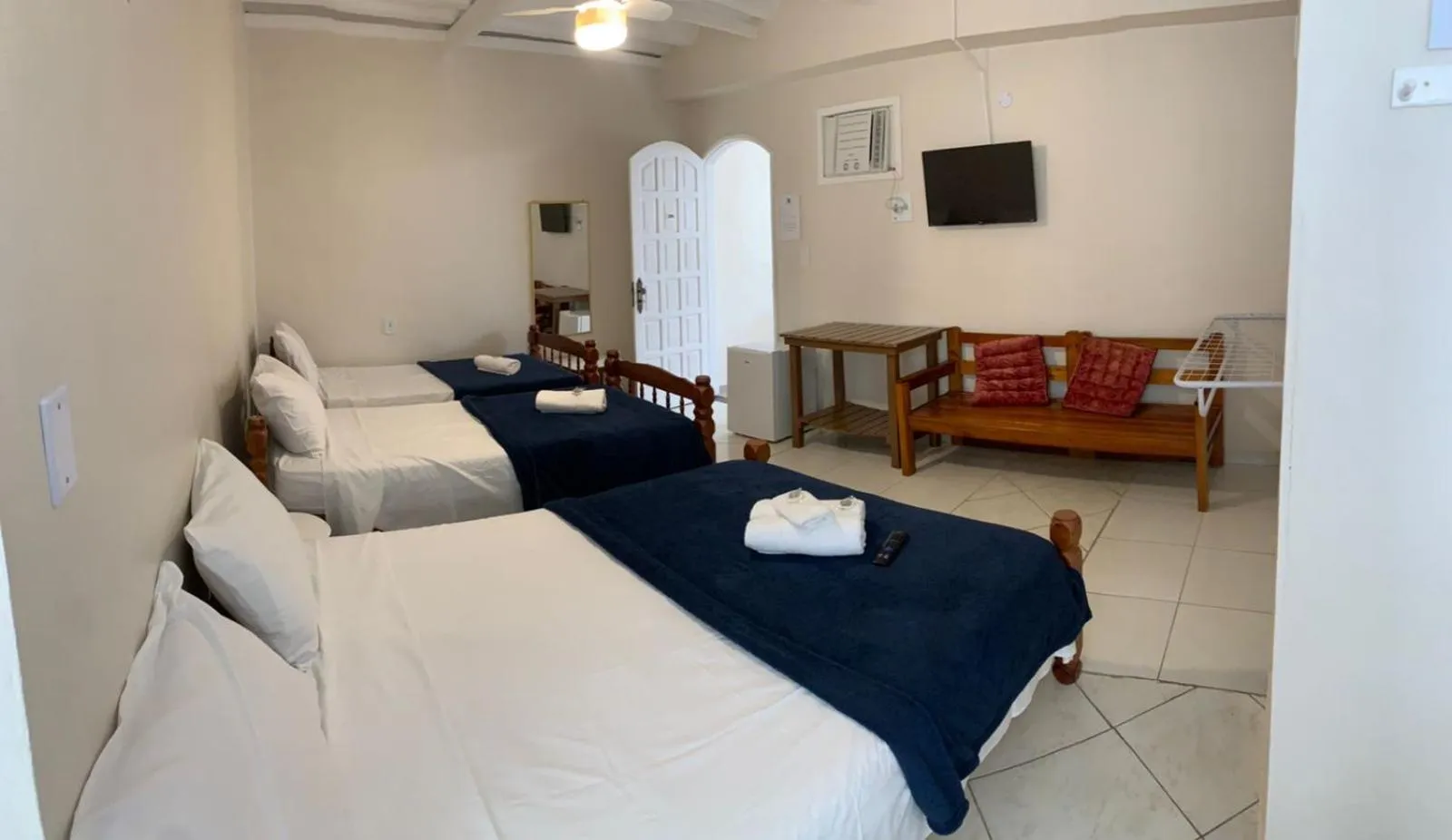 Bed in Pousada EntreMares -Centro-