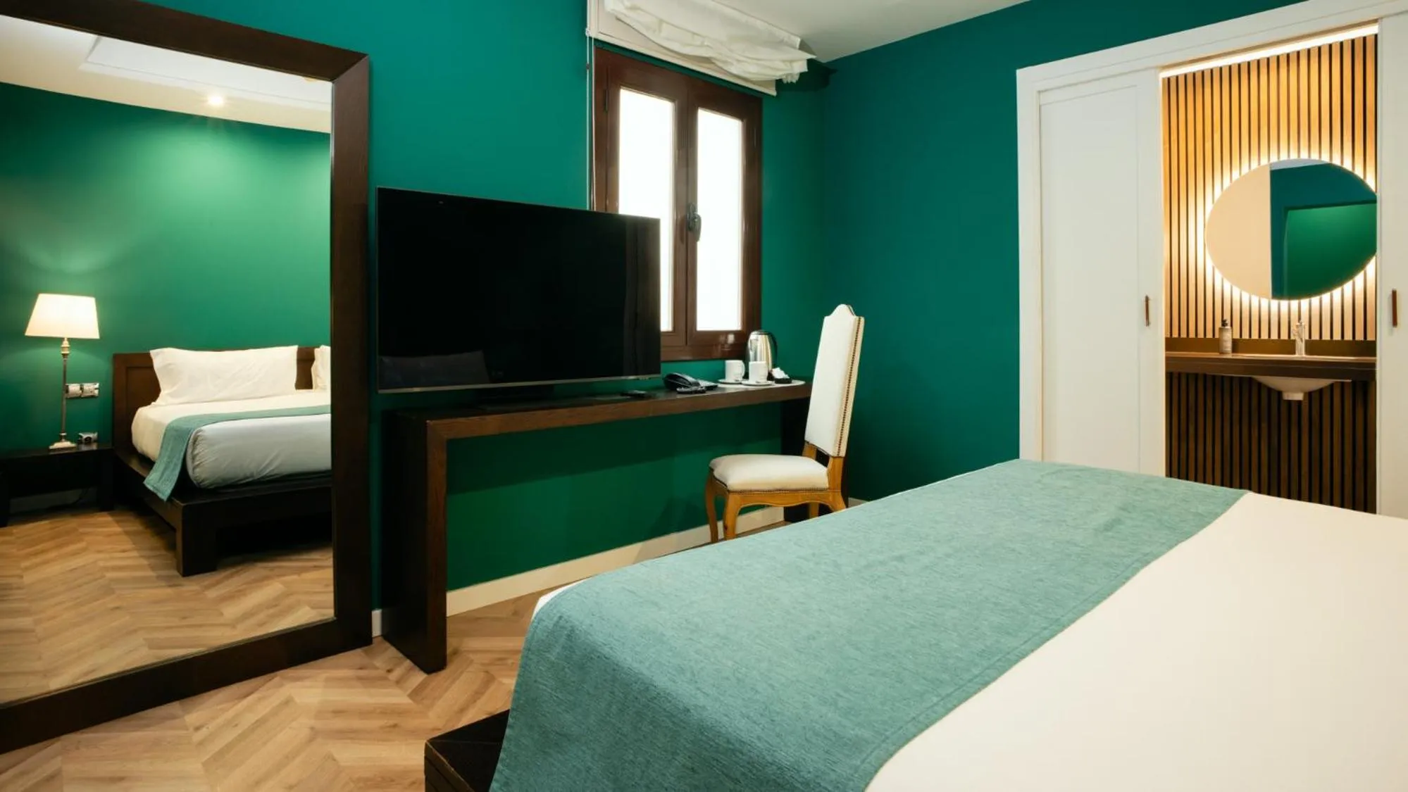 Bed in Hotel Ramblas Internacional