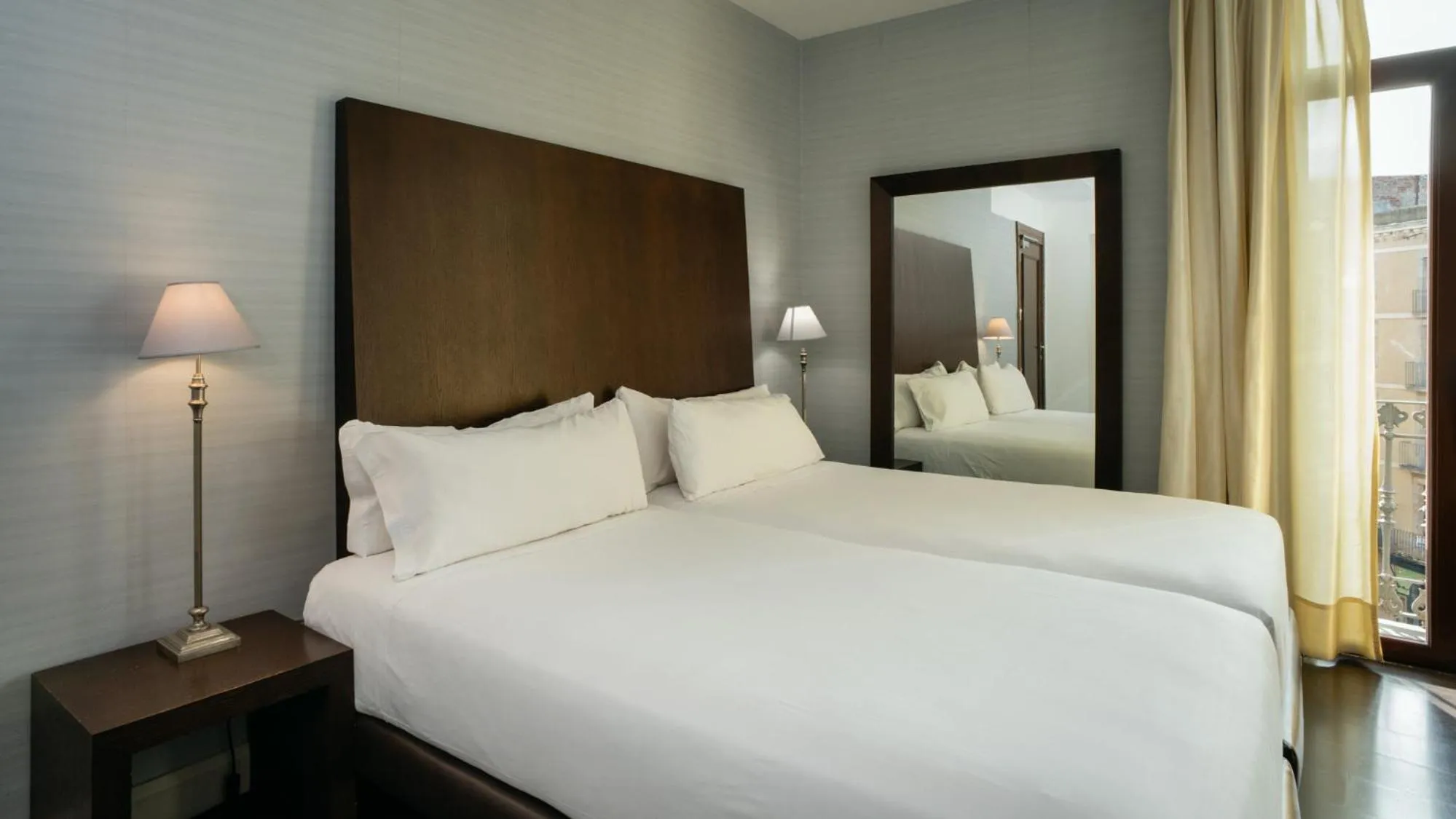 Bed in Hotel Ramblas Internacional