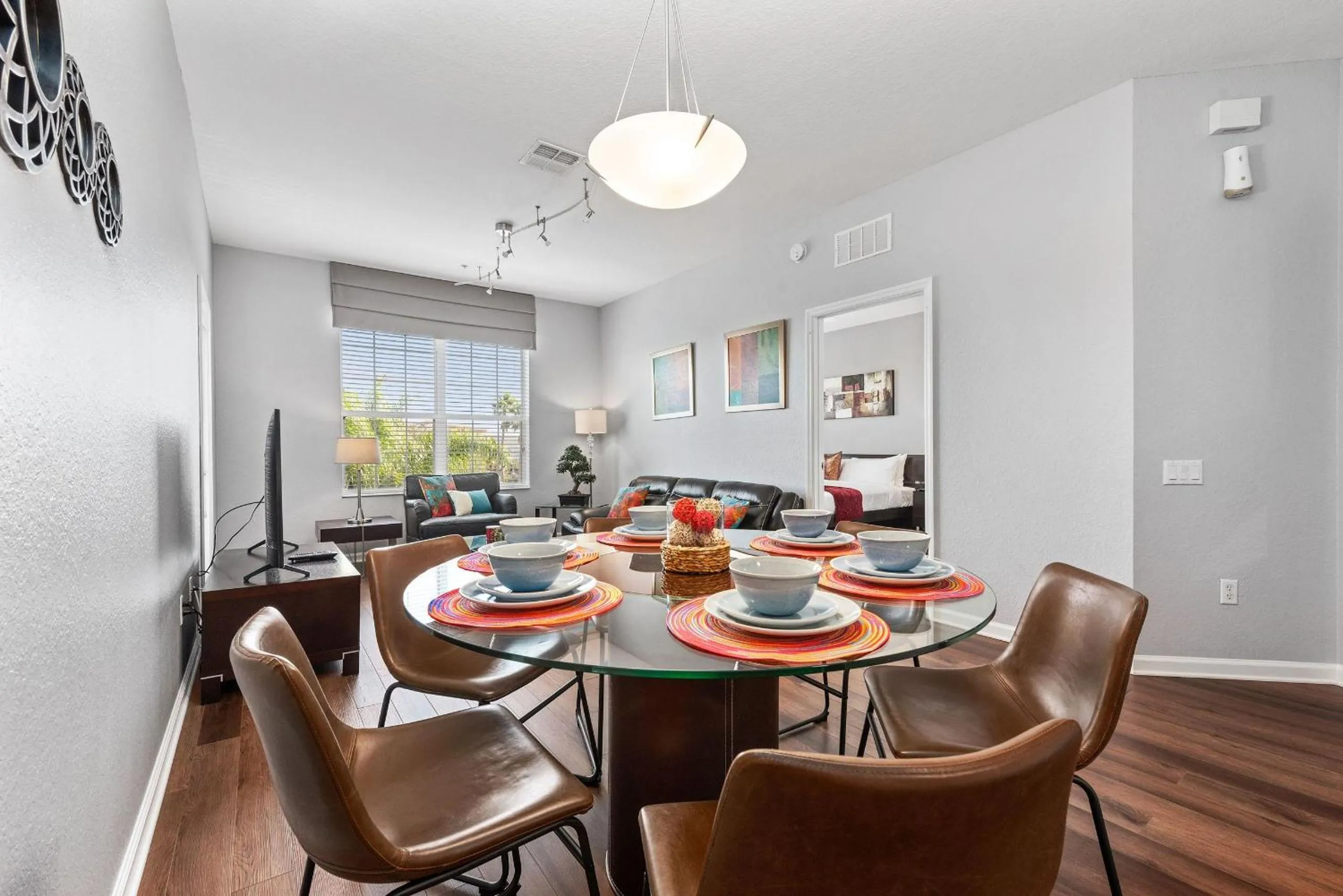 Living room in Vista Cay Resort