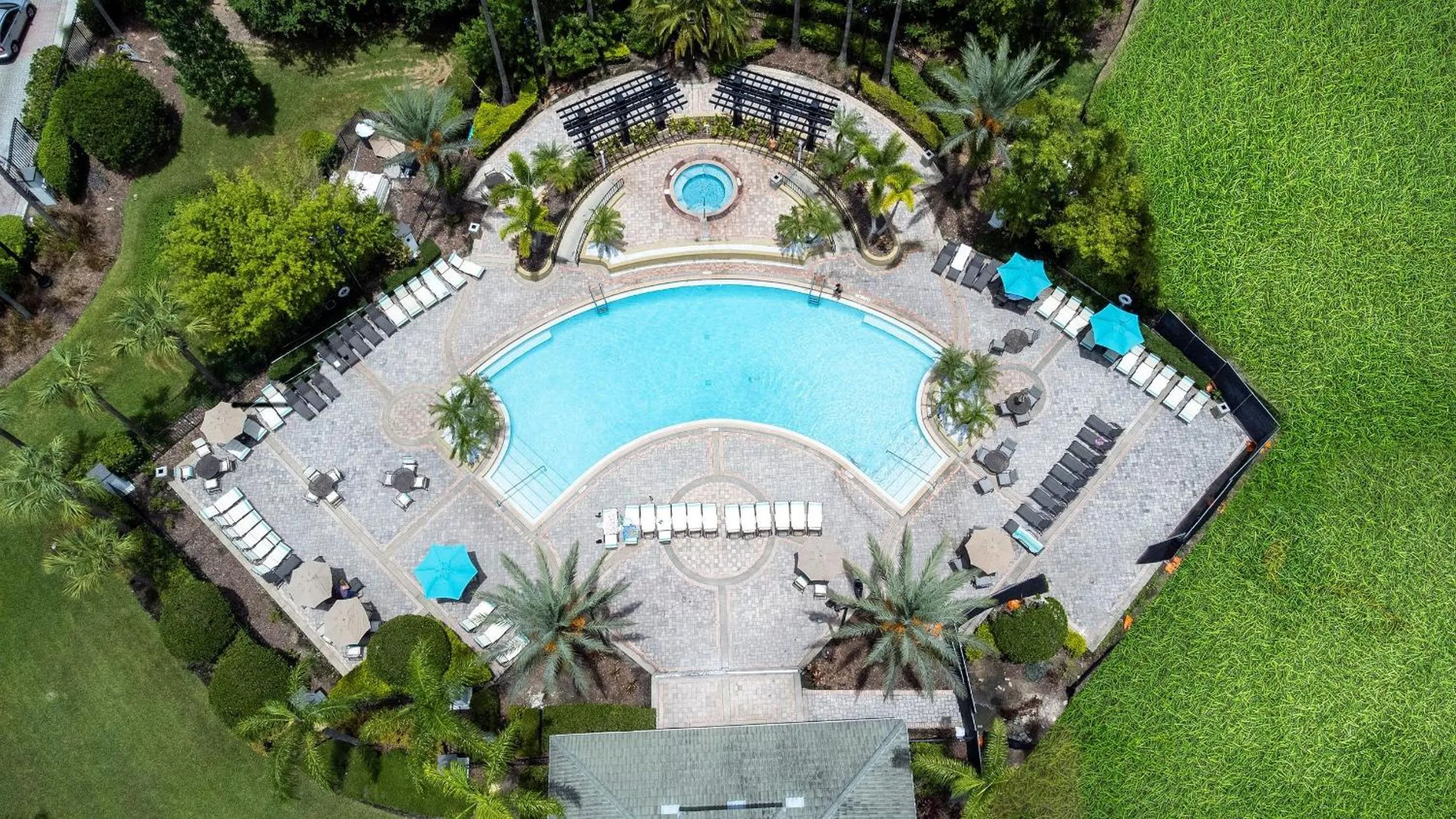 Bird's eye view in Vista Cay Resort