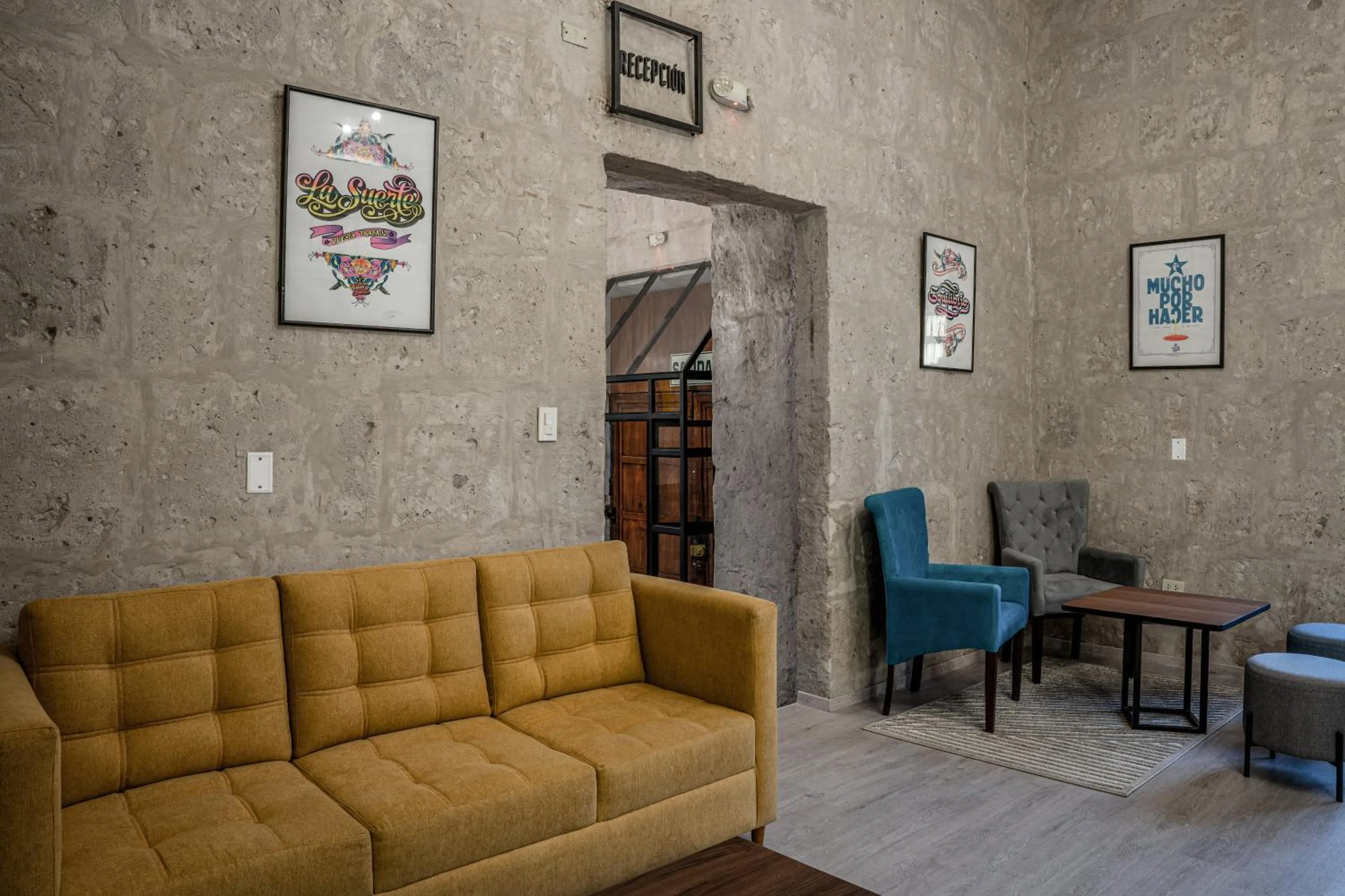 Living room in QASA Arequipa by NOMAD
