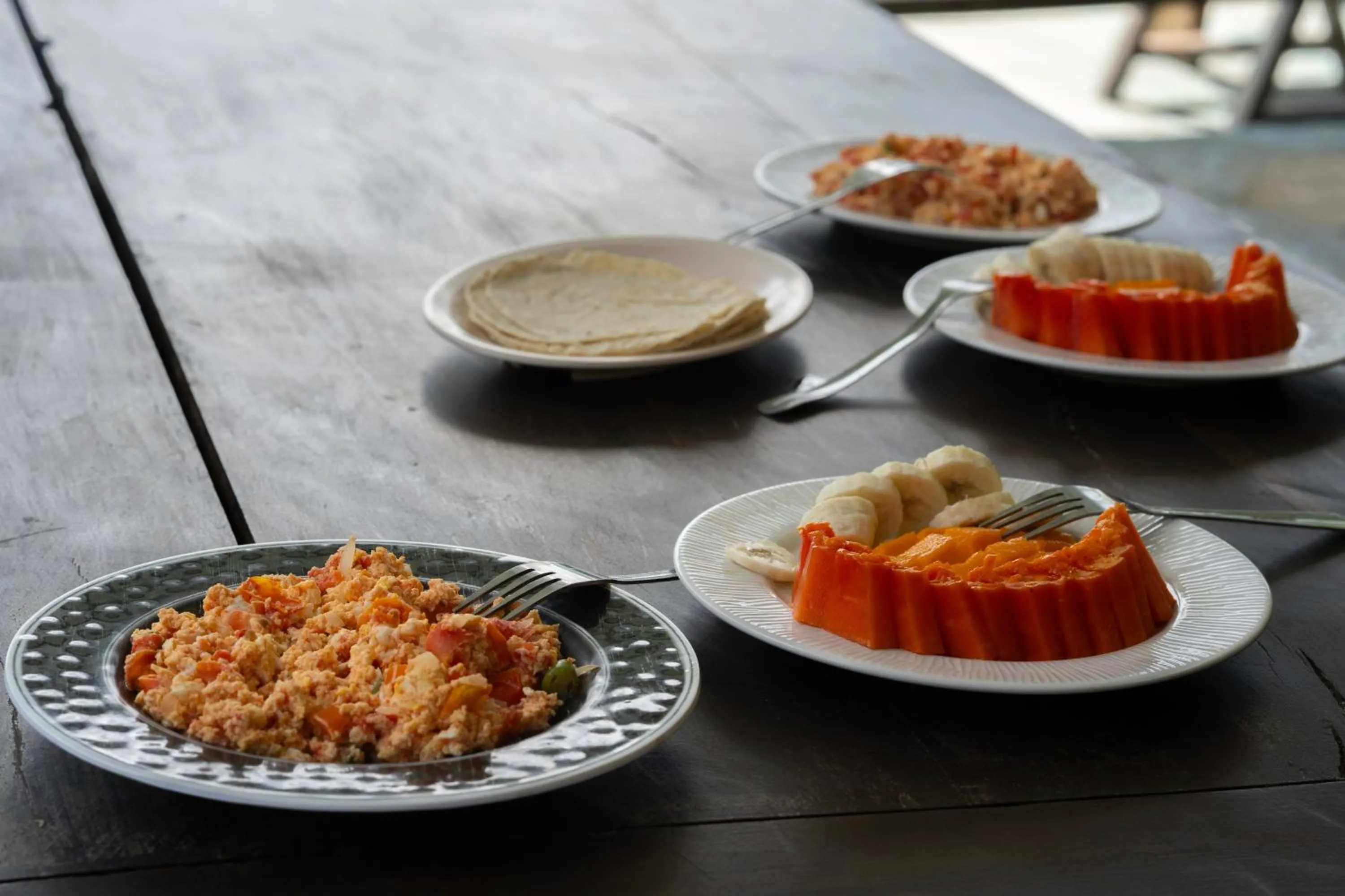 Breakfast in Pepos Xul-Ha