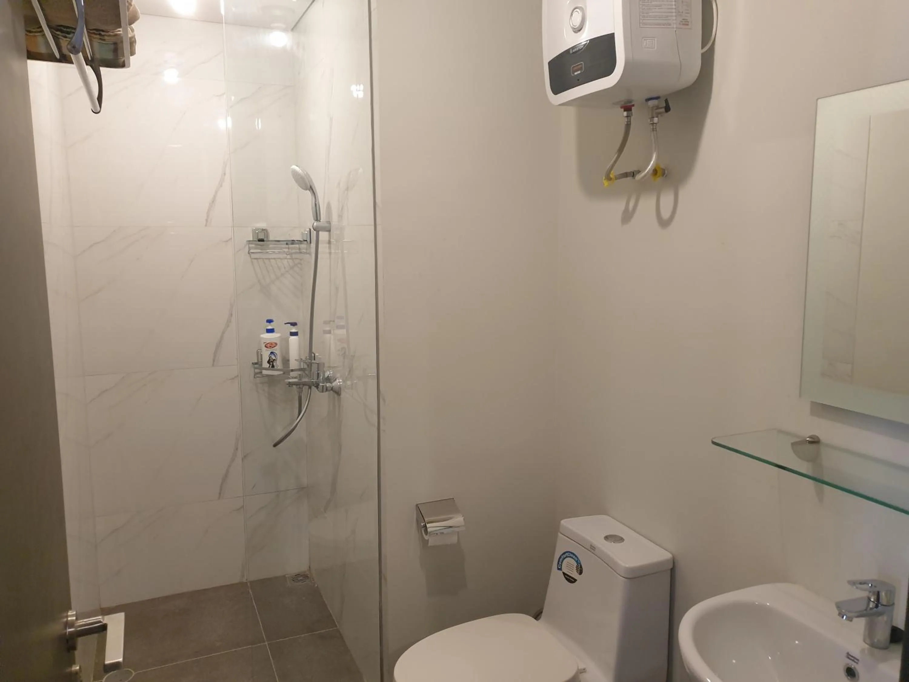 Shower in CozyHomes at One Residence Batam