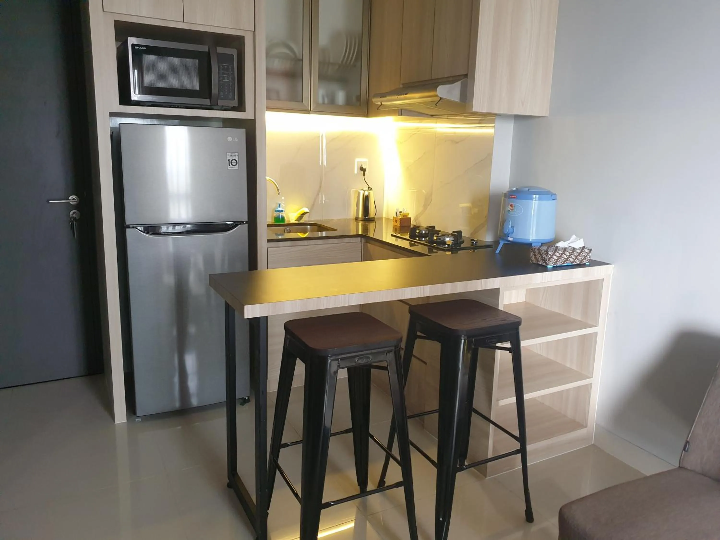 Kitchen or kitchenette in CozyHomes at One Residence Batam