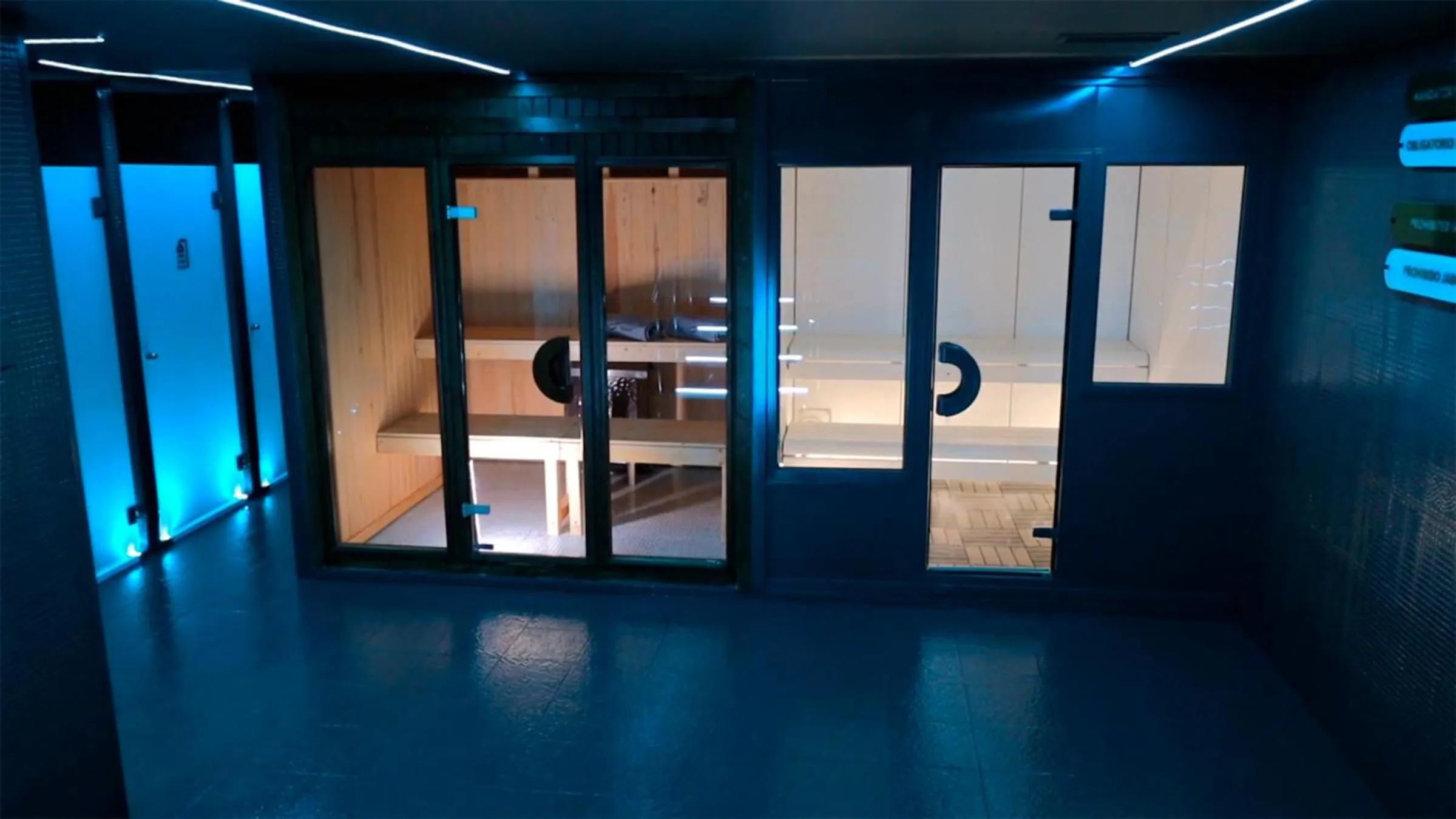 Steam room in Abba Garden