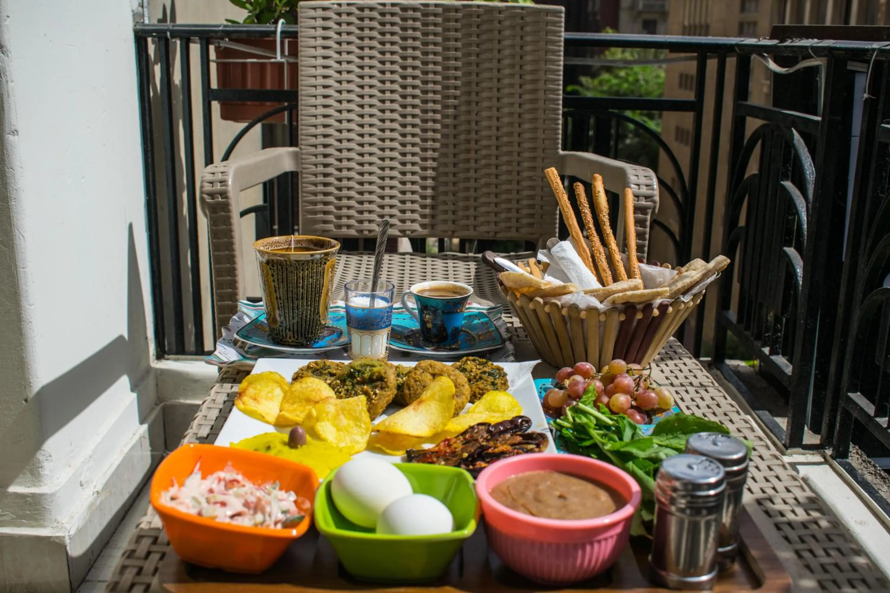Buffet breakfast in Crown Hotel