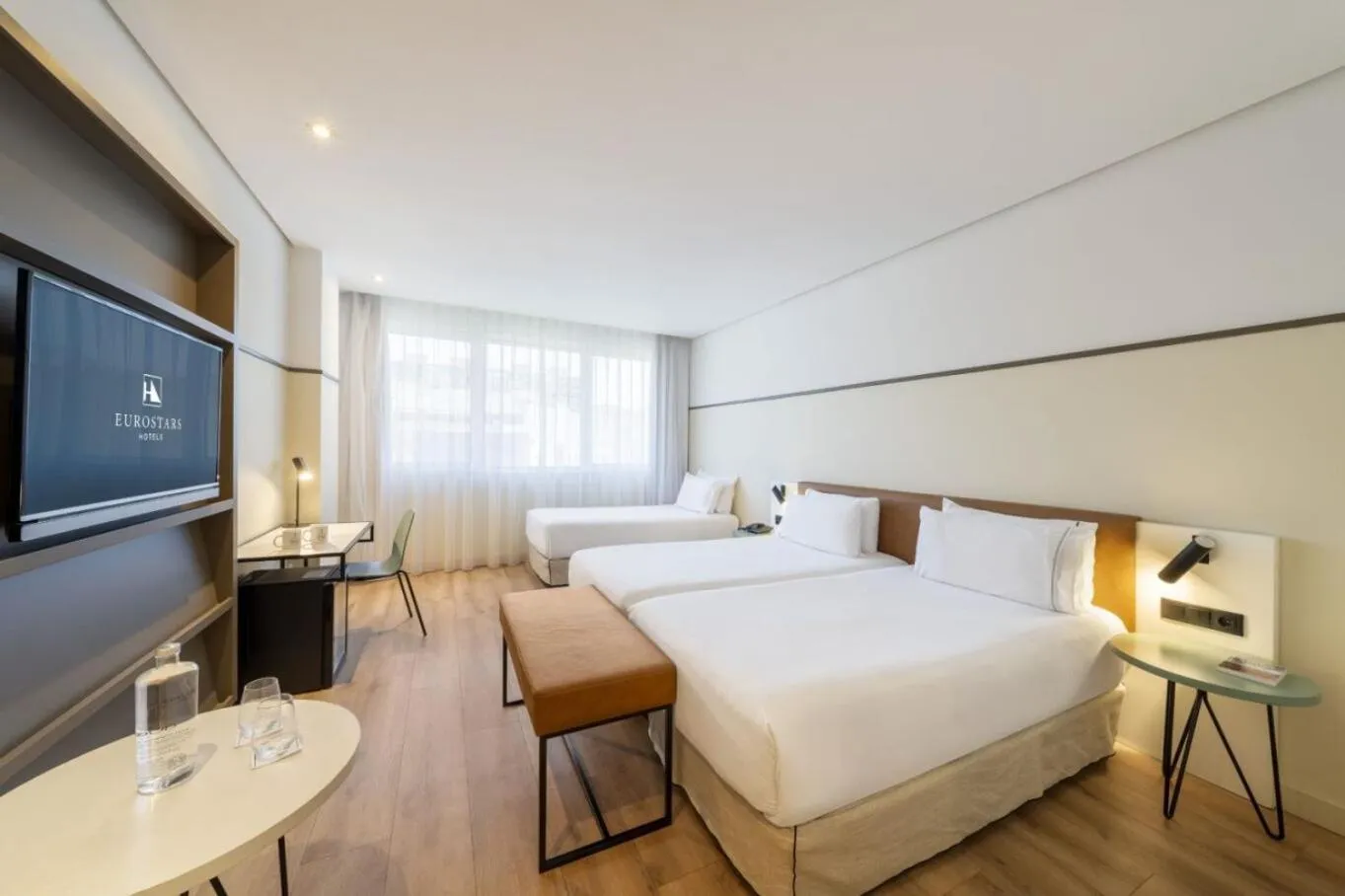 Bed in Eurostars Acteón