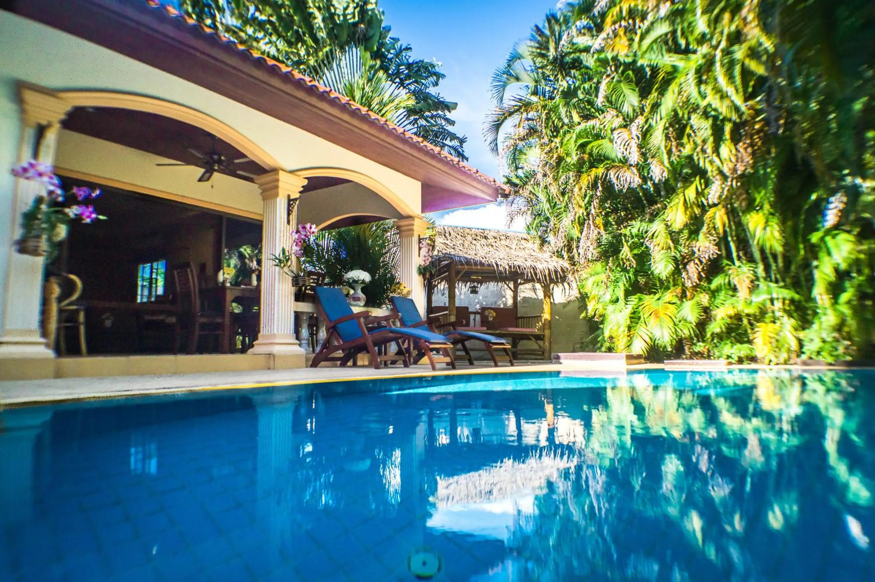 Patio in Coconut Paradise Villas