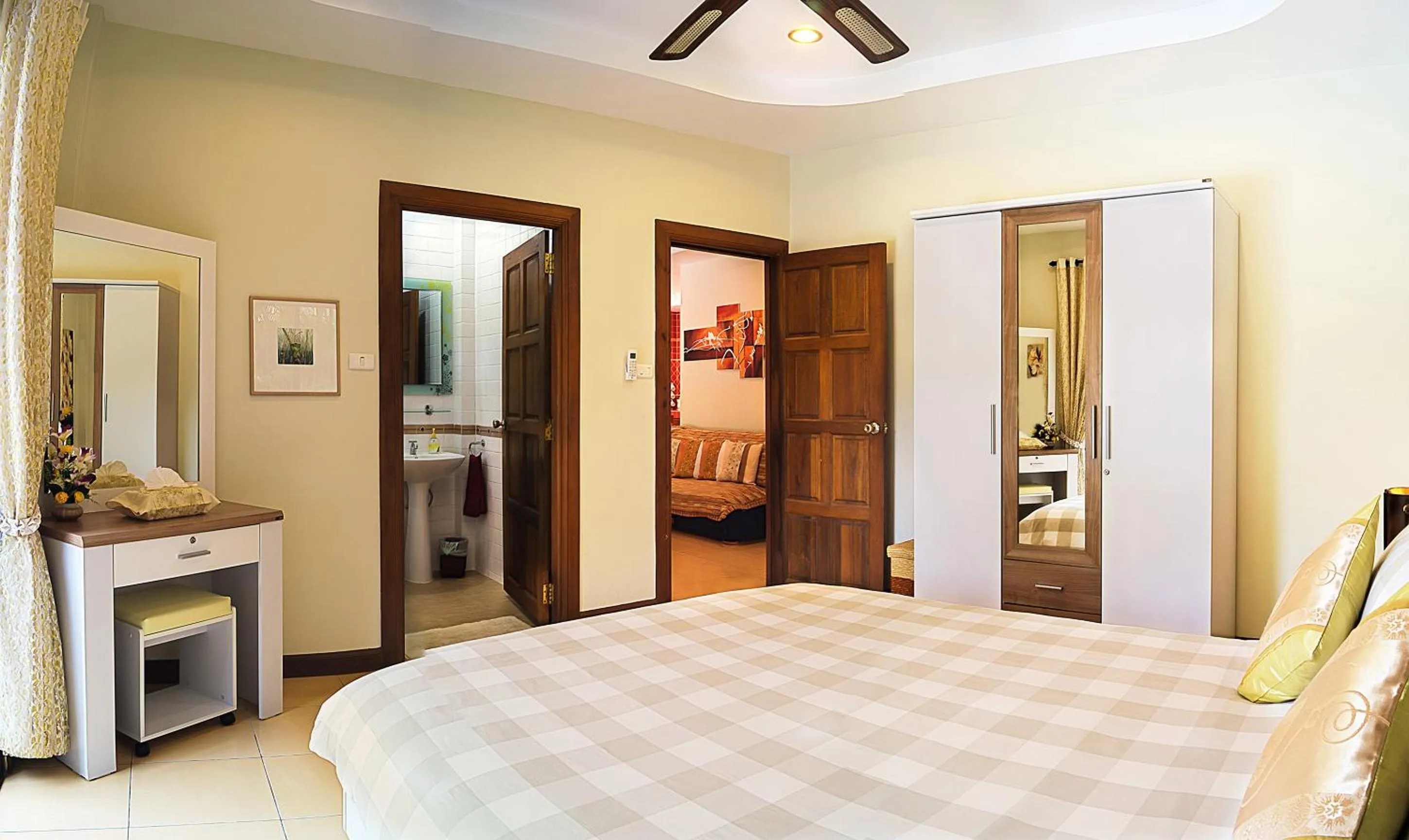 Photo of the whole room, Bed in Coconut Paradise Villas