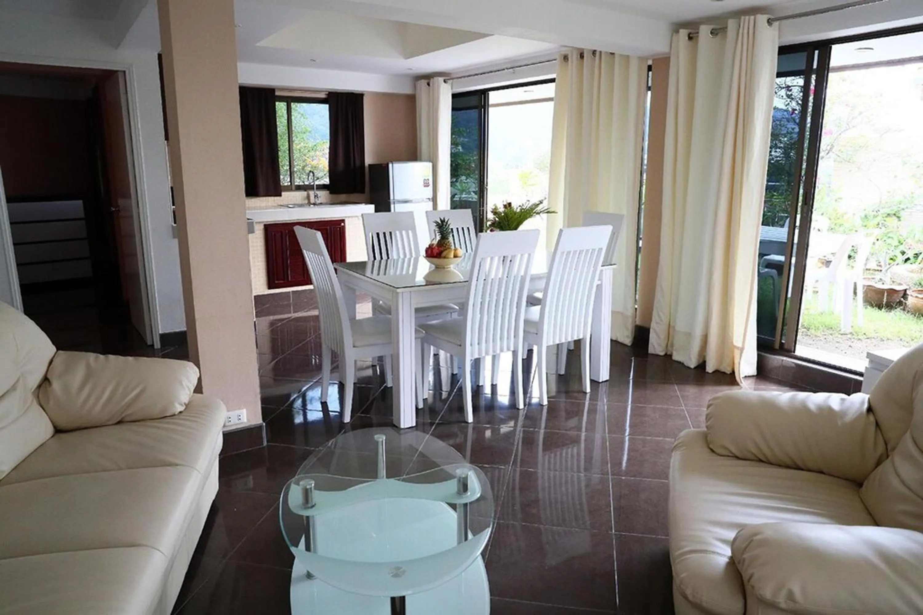 Seating area in Swiss Villas Panoramic - SHA Certified