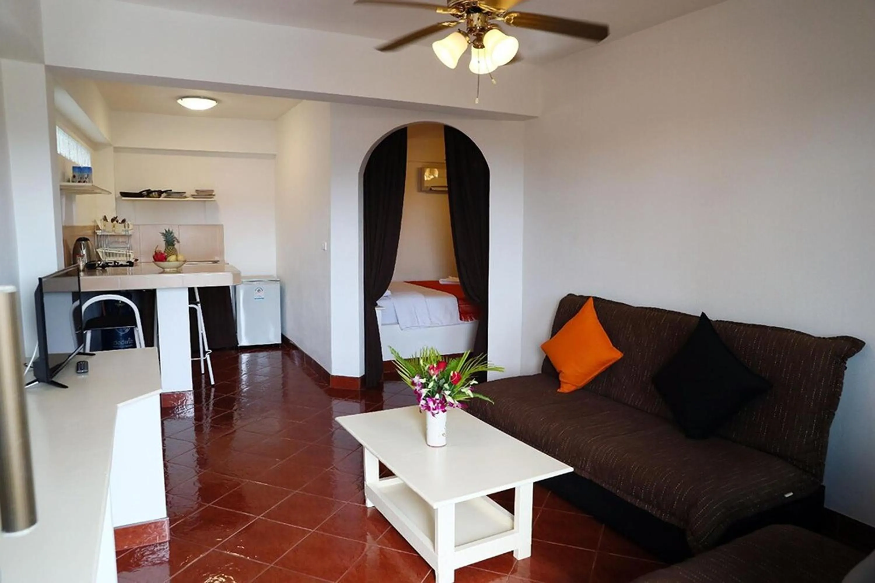 Kitchen or kitchenette in Swiss Villas Panoramic - SHA Certified