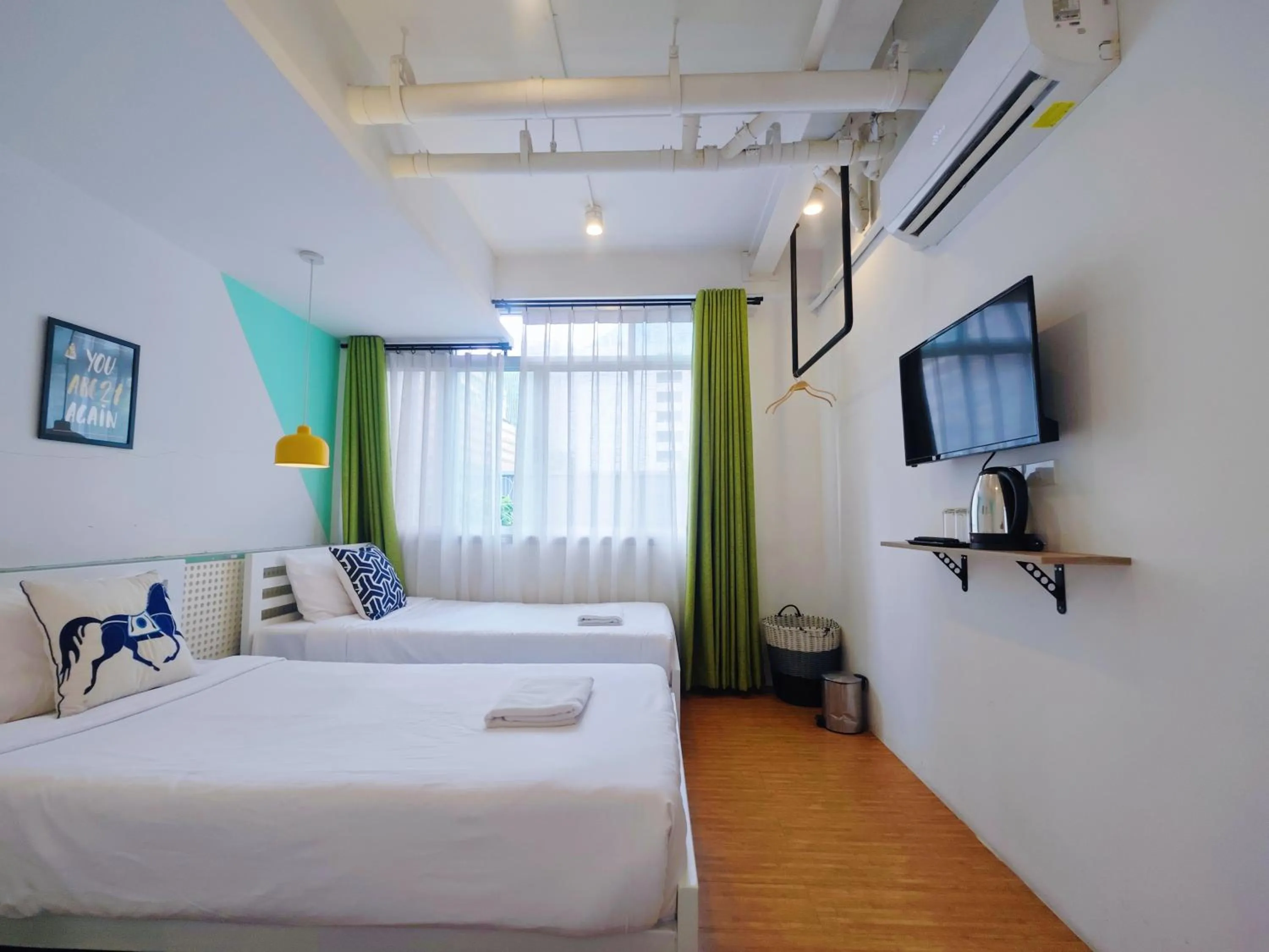 Bed in Ostay Asoke Bangkok