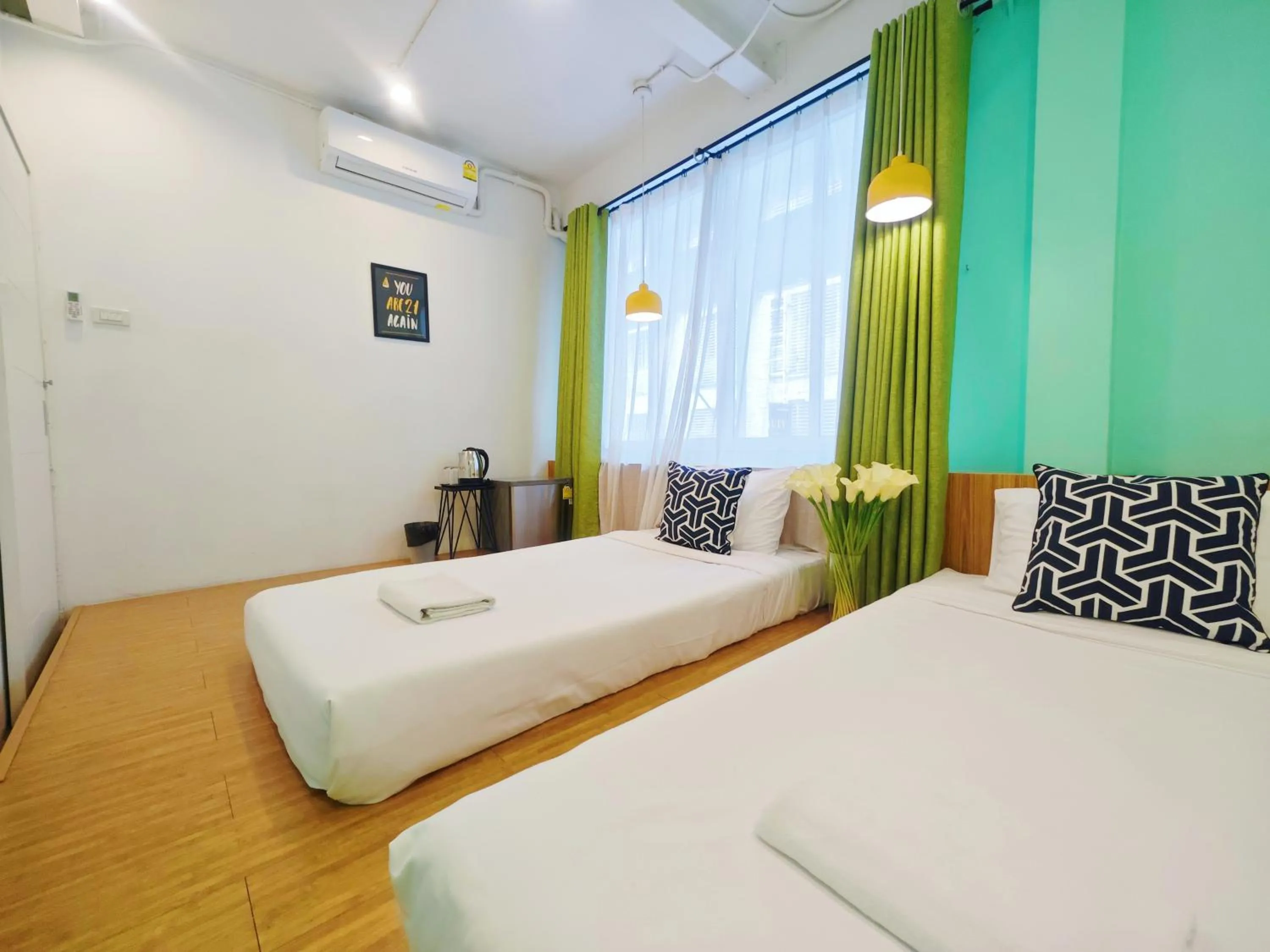 Bed in Ostay Asoke Bangkok