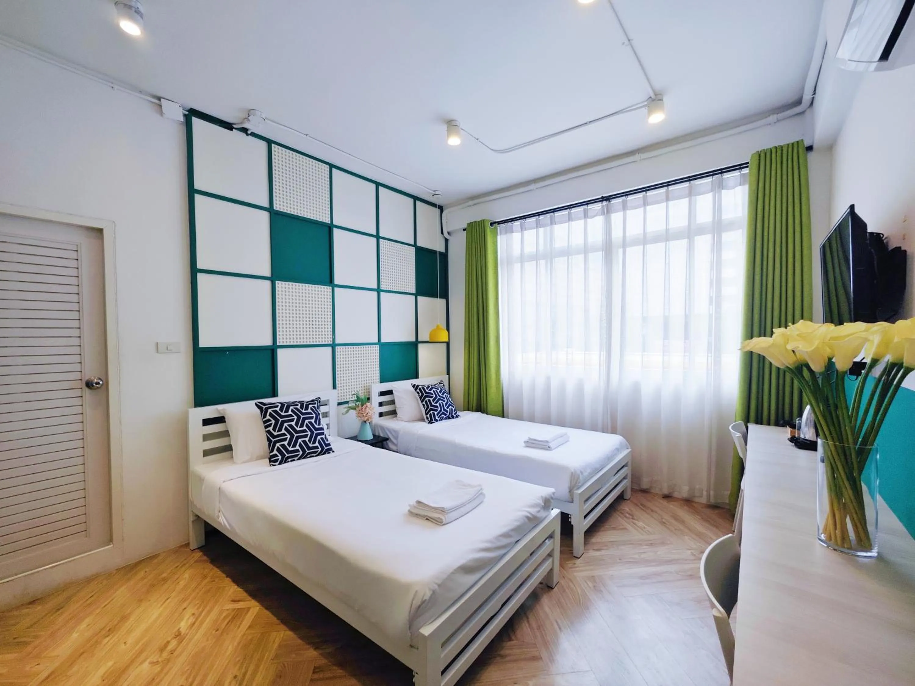 Bed in Ostay Asoke Bangkok