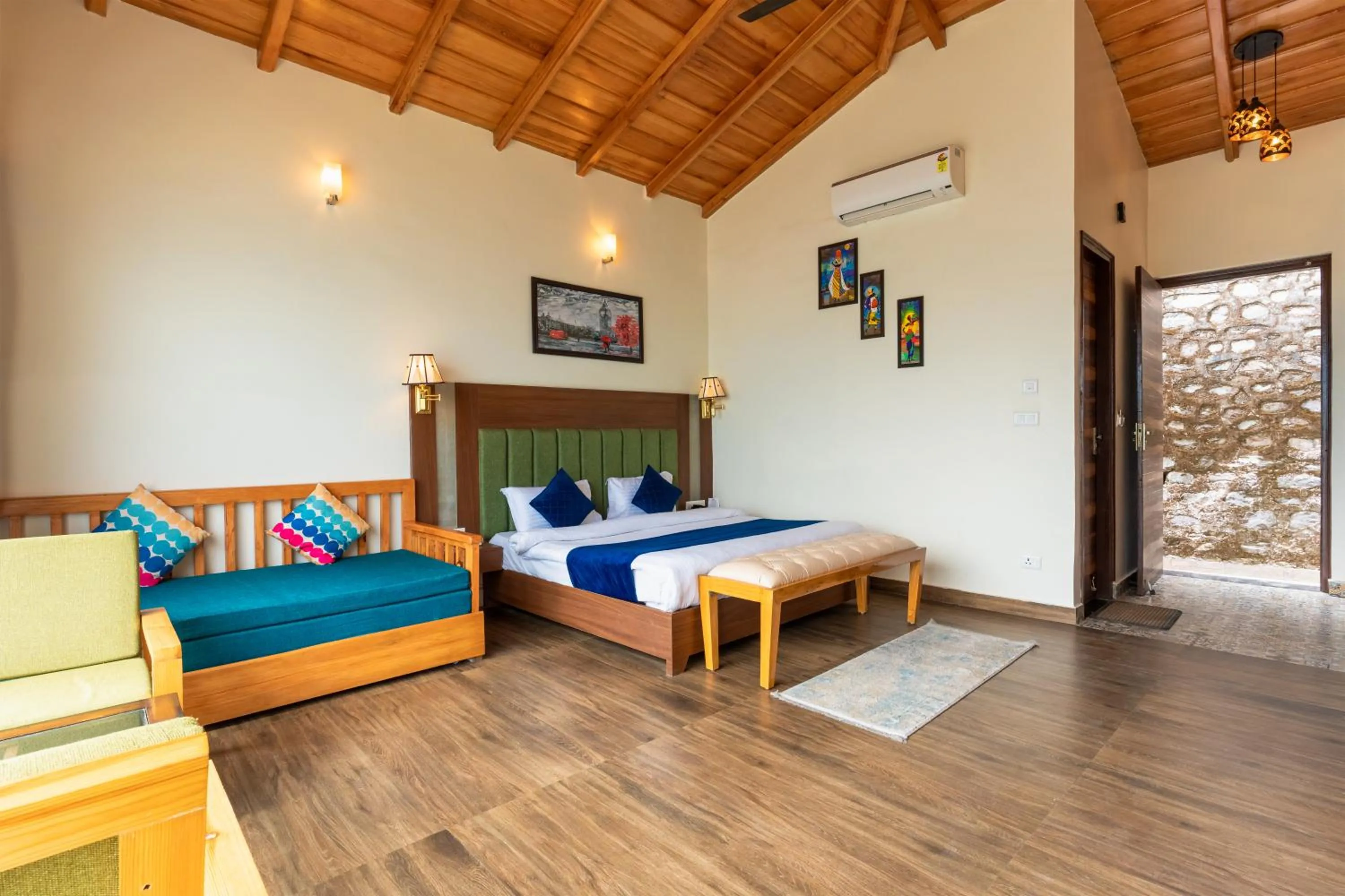 Living room, Bed in The Lake Ambience Resort