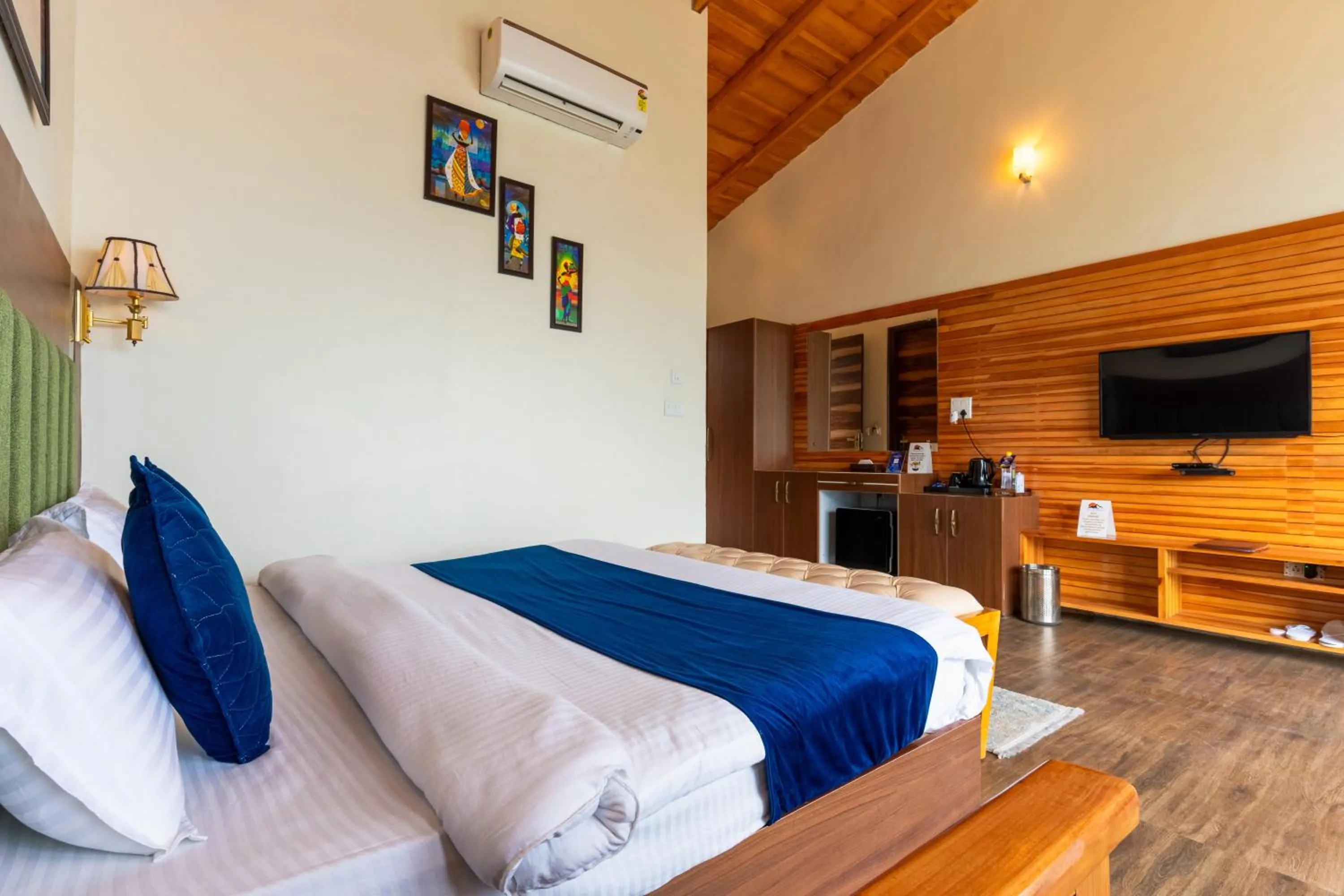 Bed in The Lake Ambience Resort