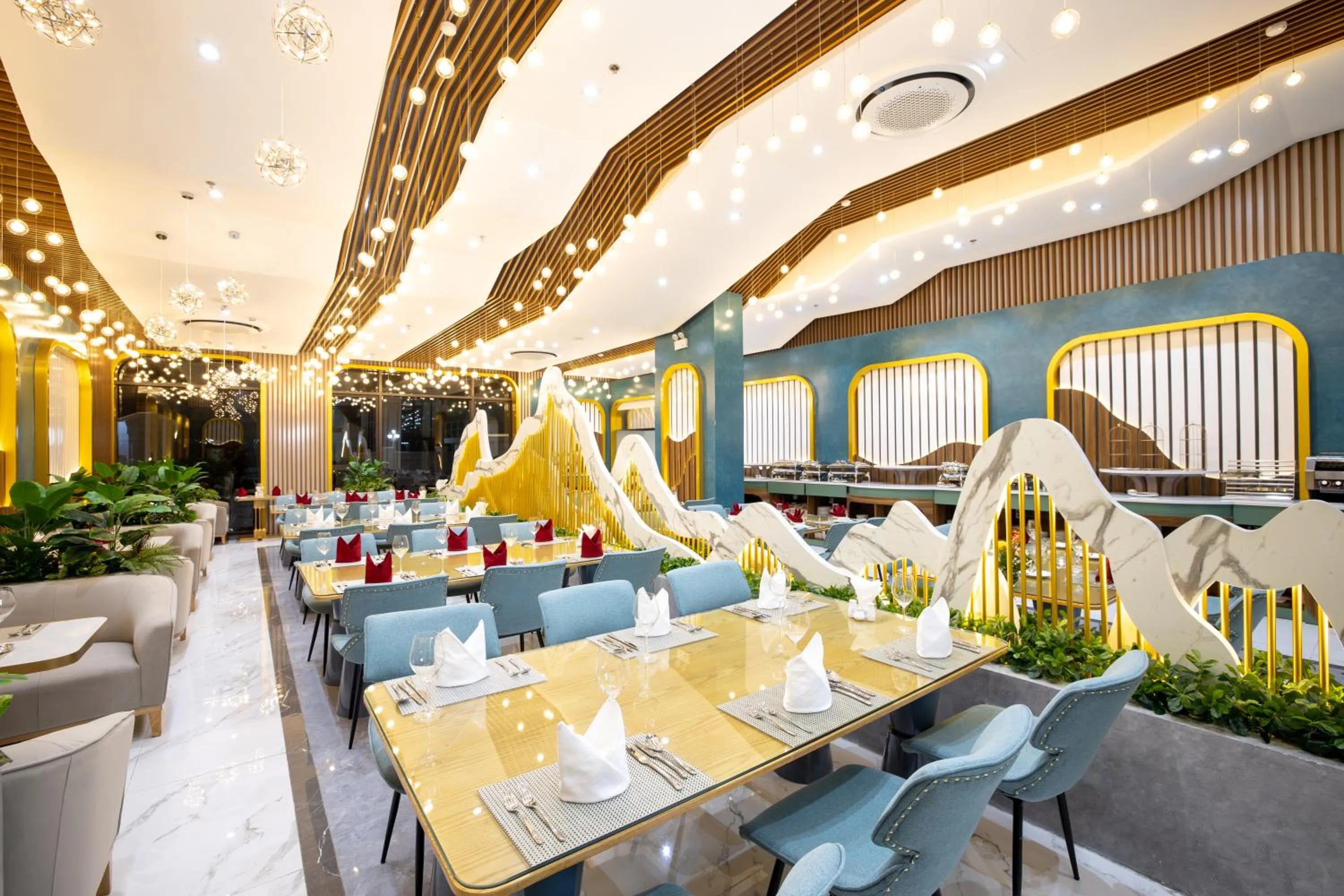 Restaurant/places to eat in Glenda Tower Moc Chau Hotel