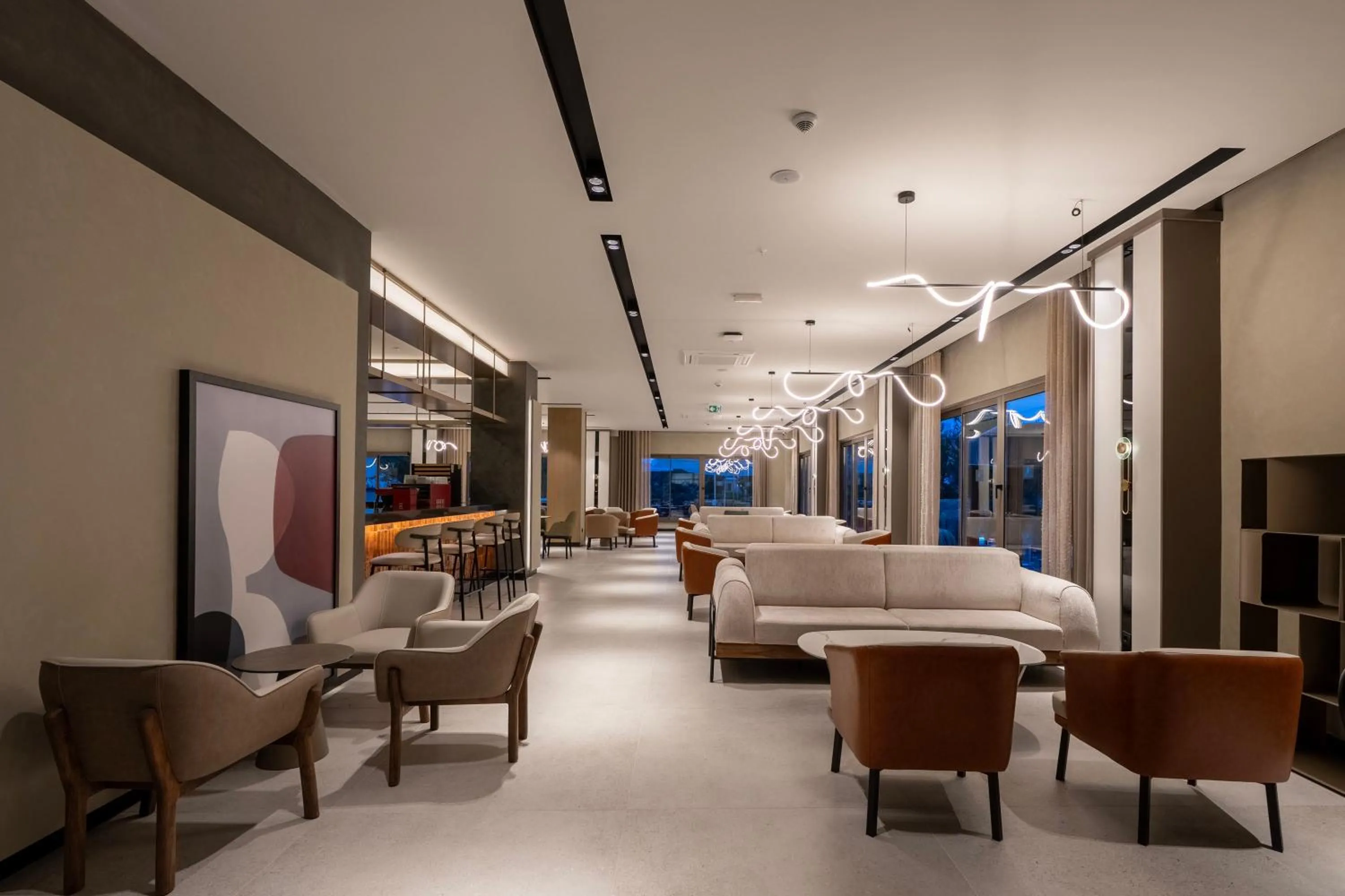 Seating area in Side Breeze Hotel