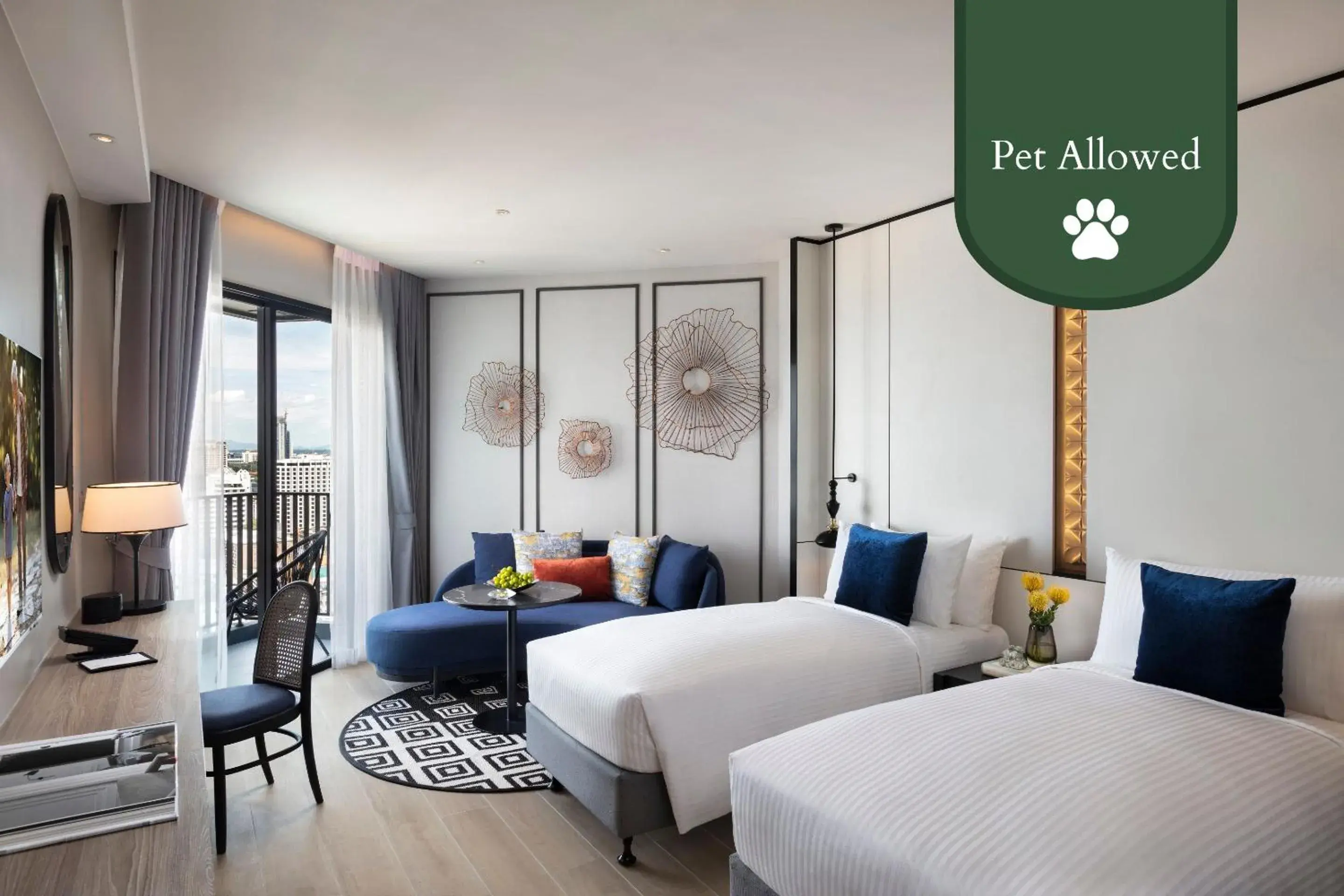 Standard Twin Room in Somerset Pattaya Standard Twin Room in Somerset Pattaya