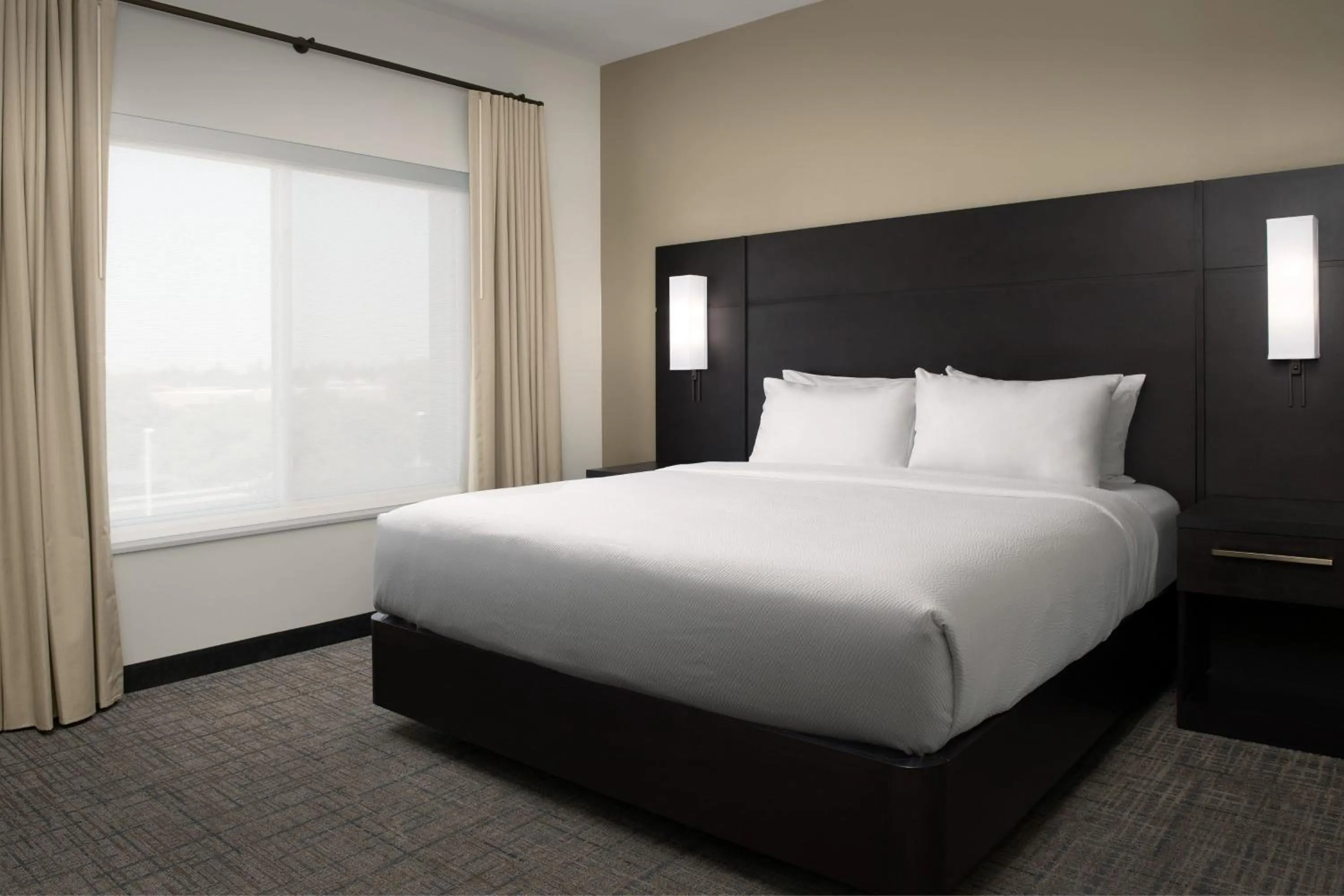 Bedroom, Bed in Residence Inn by Marriott Fresno Clovis