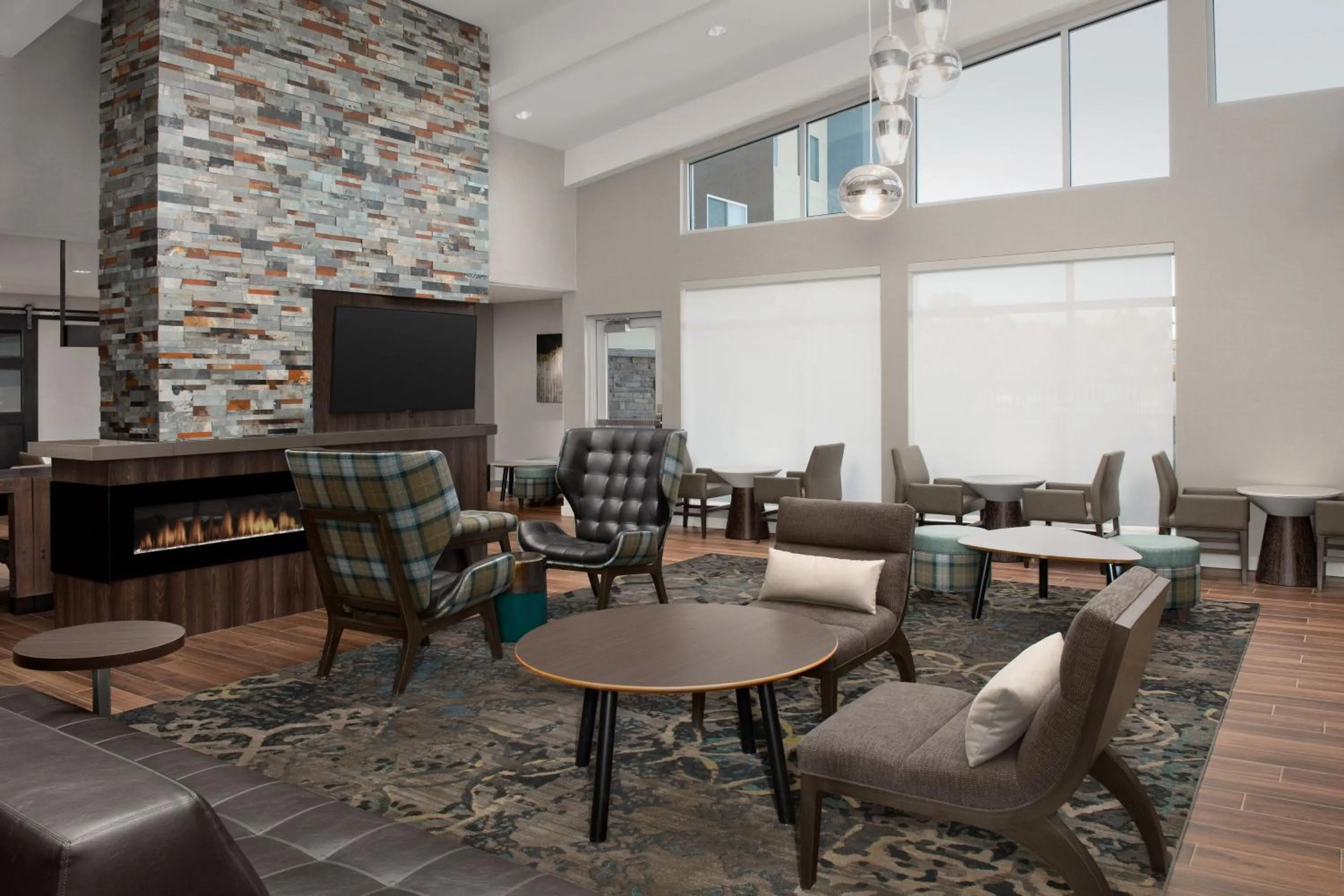 Lobby or reception in Residence Inn by Marriott Fresno Clovis