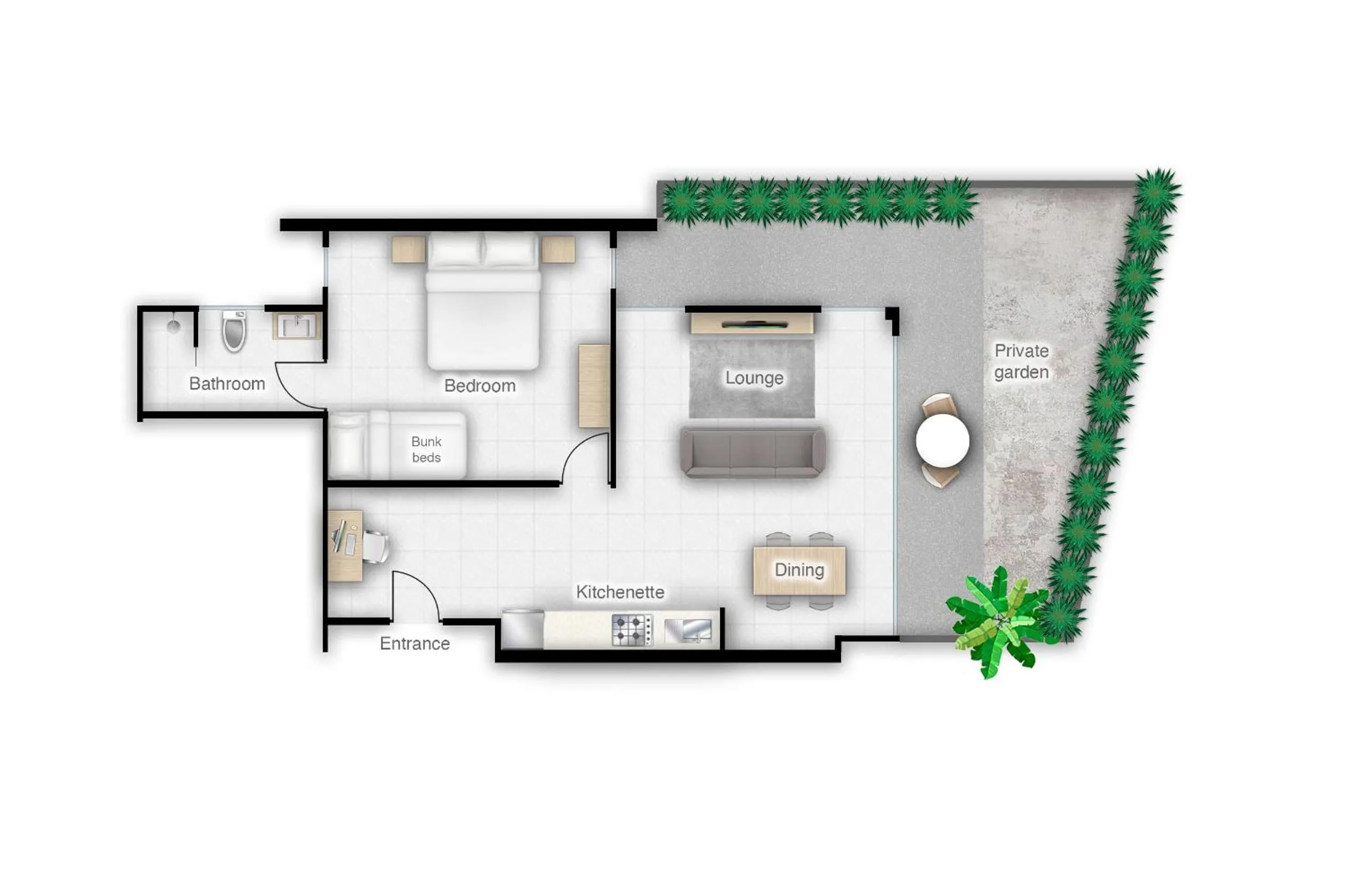 Floor plan in Studio 365 Serviced Apartments
