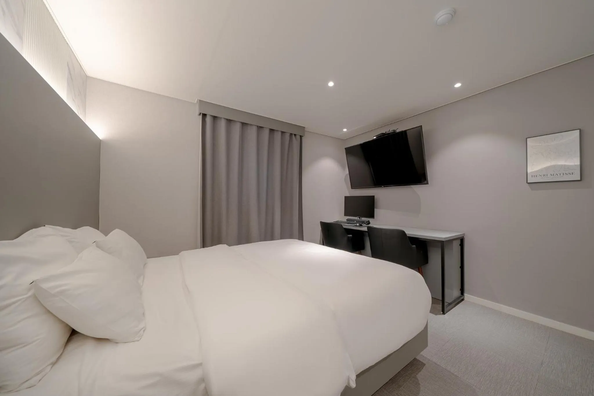 Bed in No25 Hotel Jeonju Sanjeong