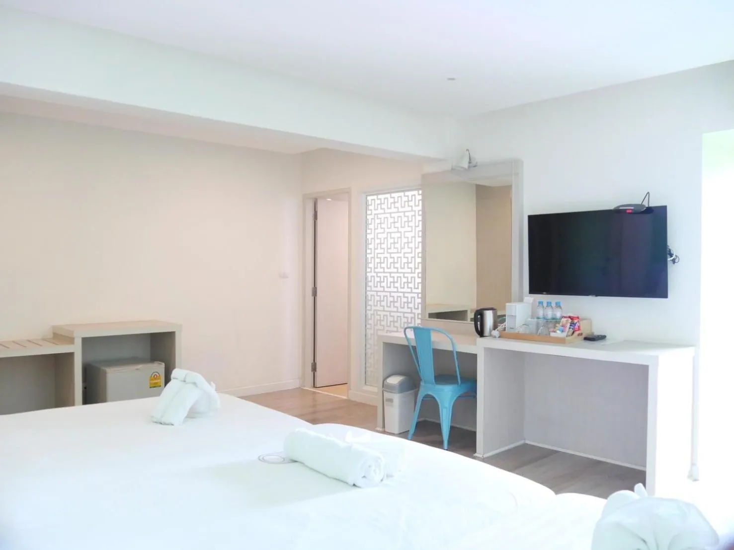 minibar, Bed in The Tint At Phuket Town - SHA Plus