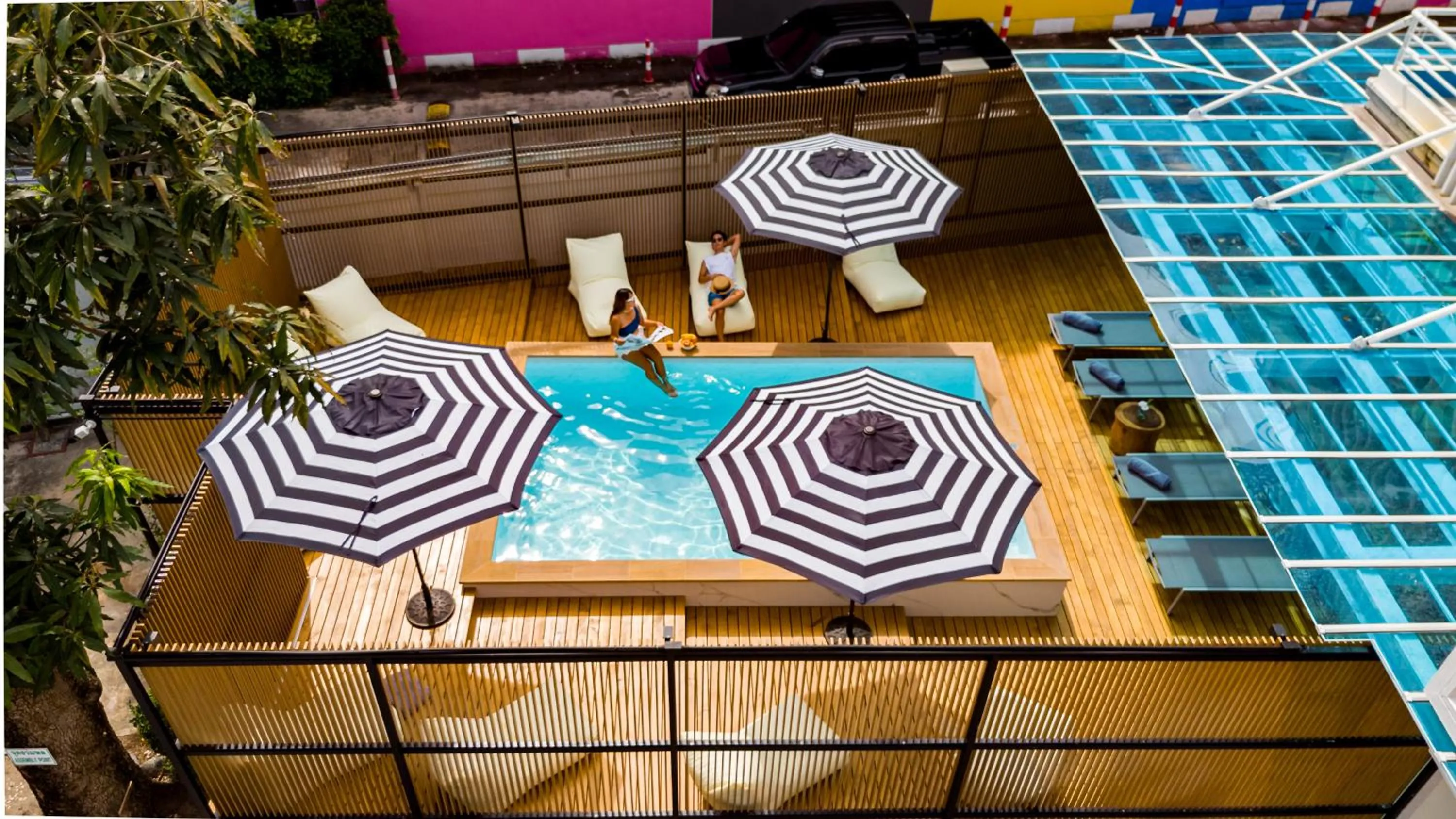 Swimming pool in The Tint At Phuket Town - SHA Plus