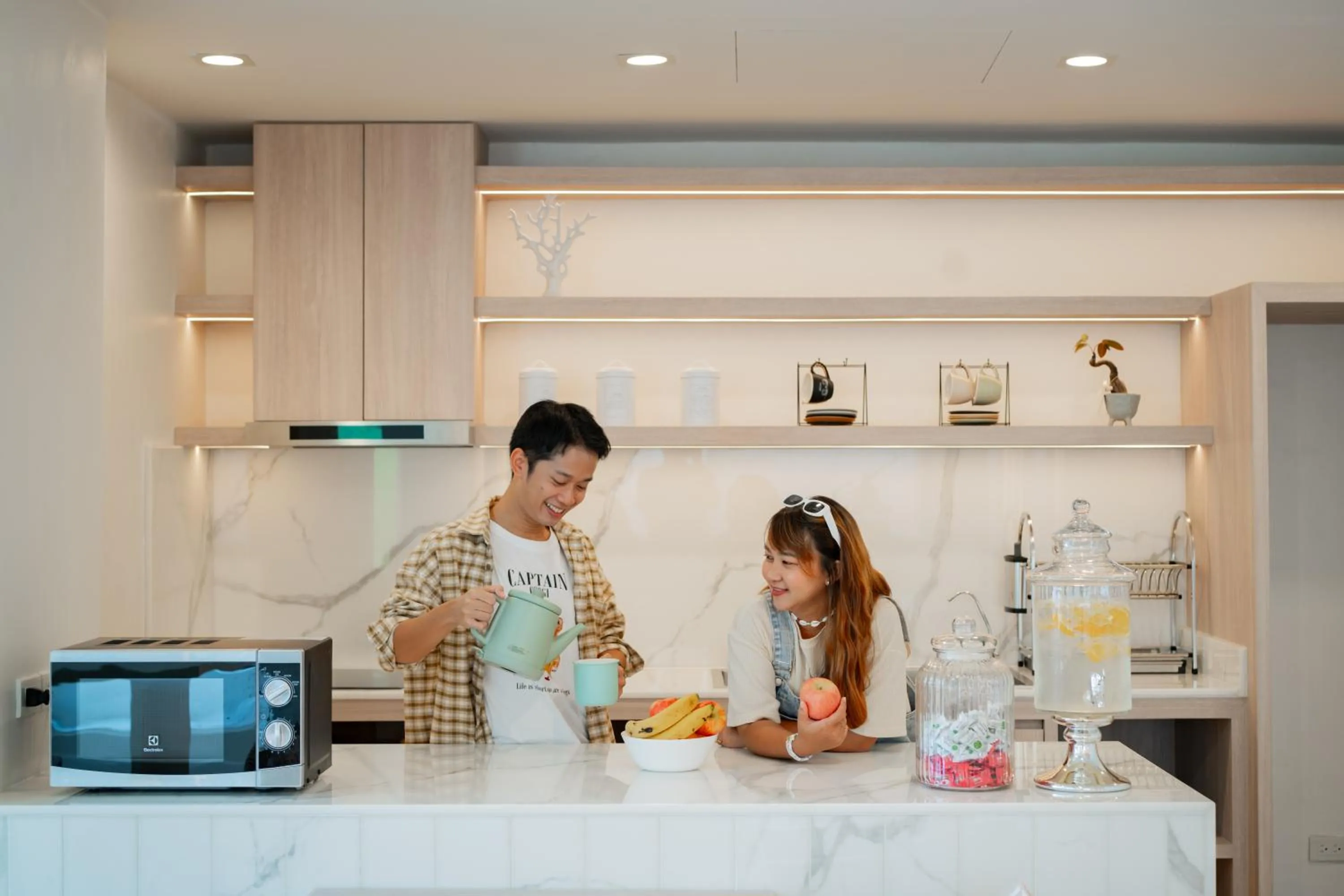 Communal kitchen in The Tint At Phuket Town - SHA Plus