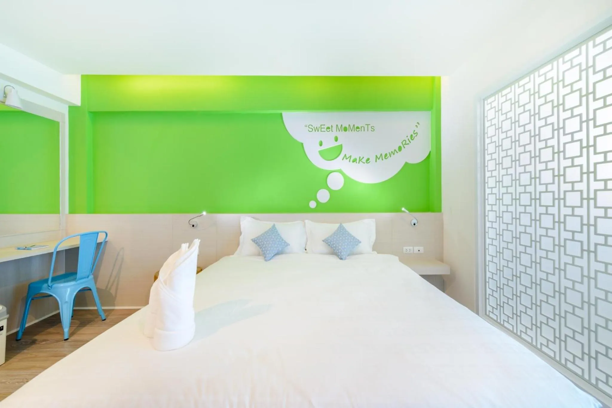 Bathroom, Bed in The Tint At Phuket Town - SHA Plus