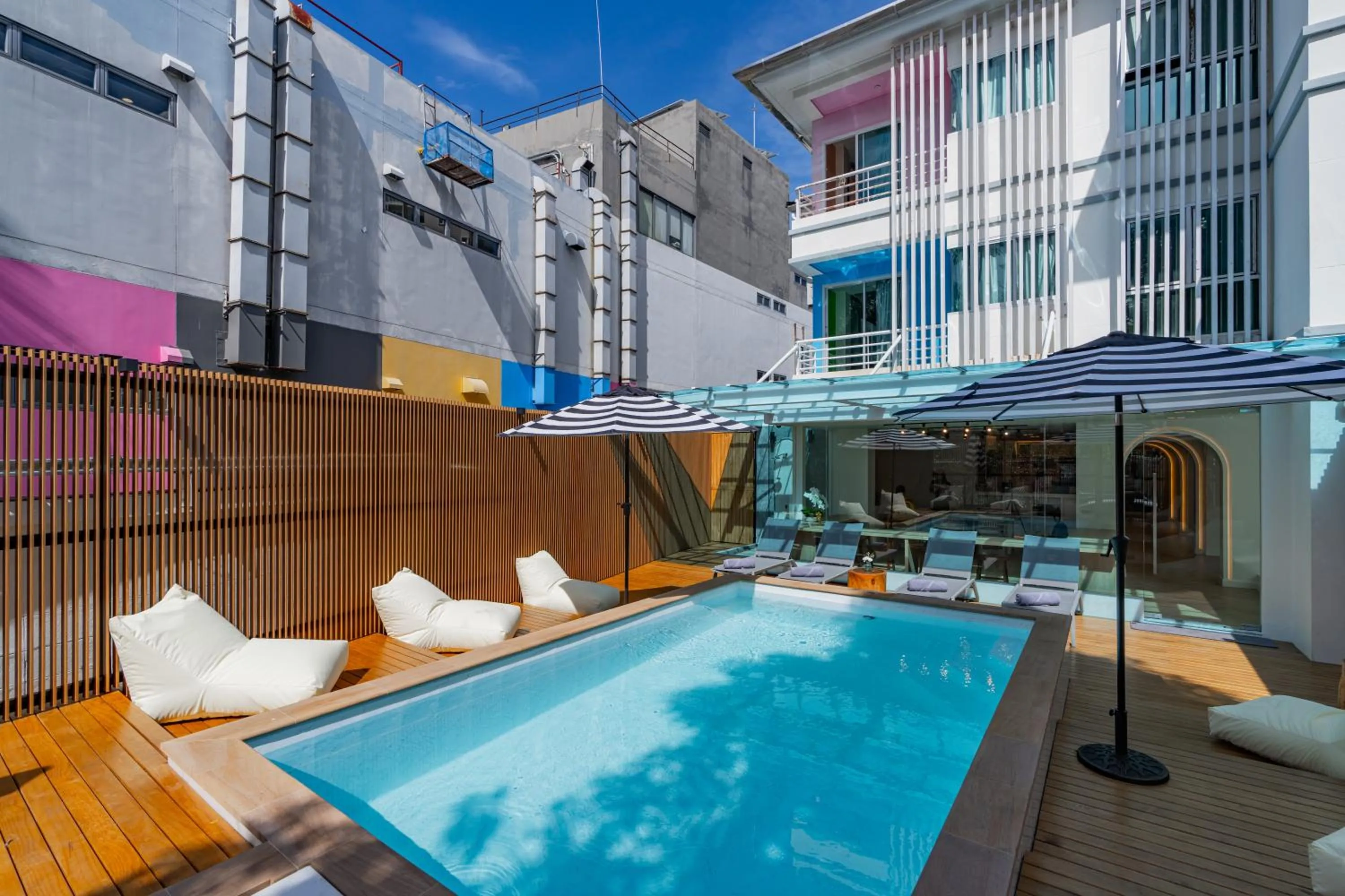 Pool view in The Tint At Phuket Town - SHA Plus