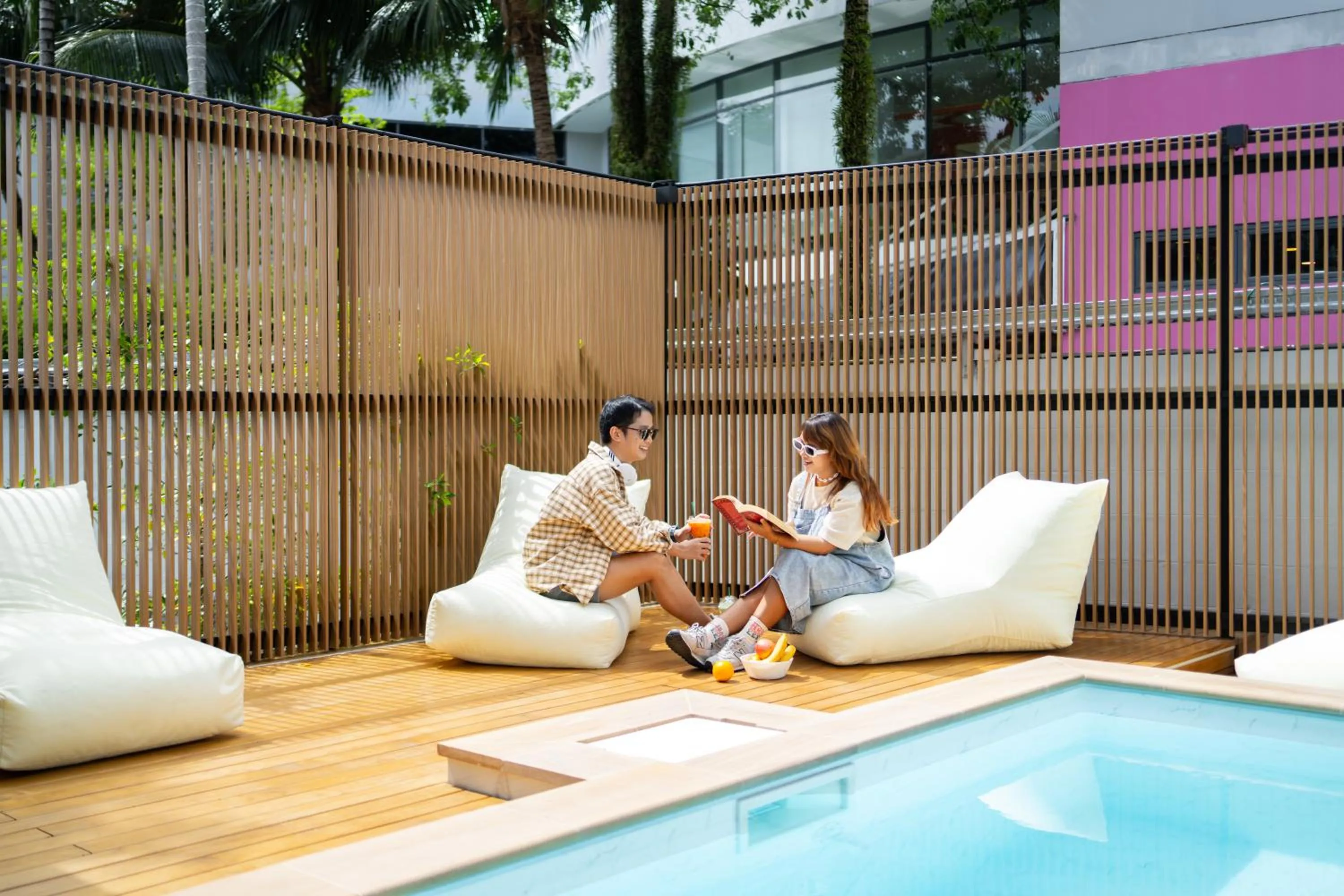 Pool view in The Tint At Phuket Town - SHA Plus