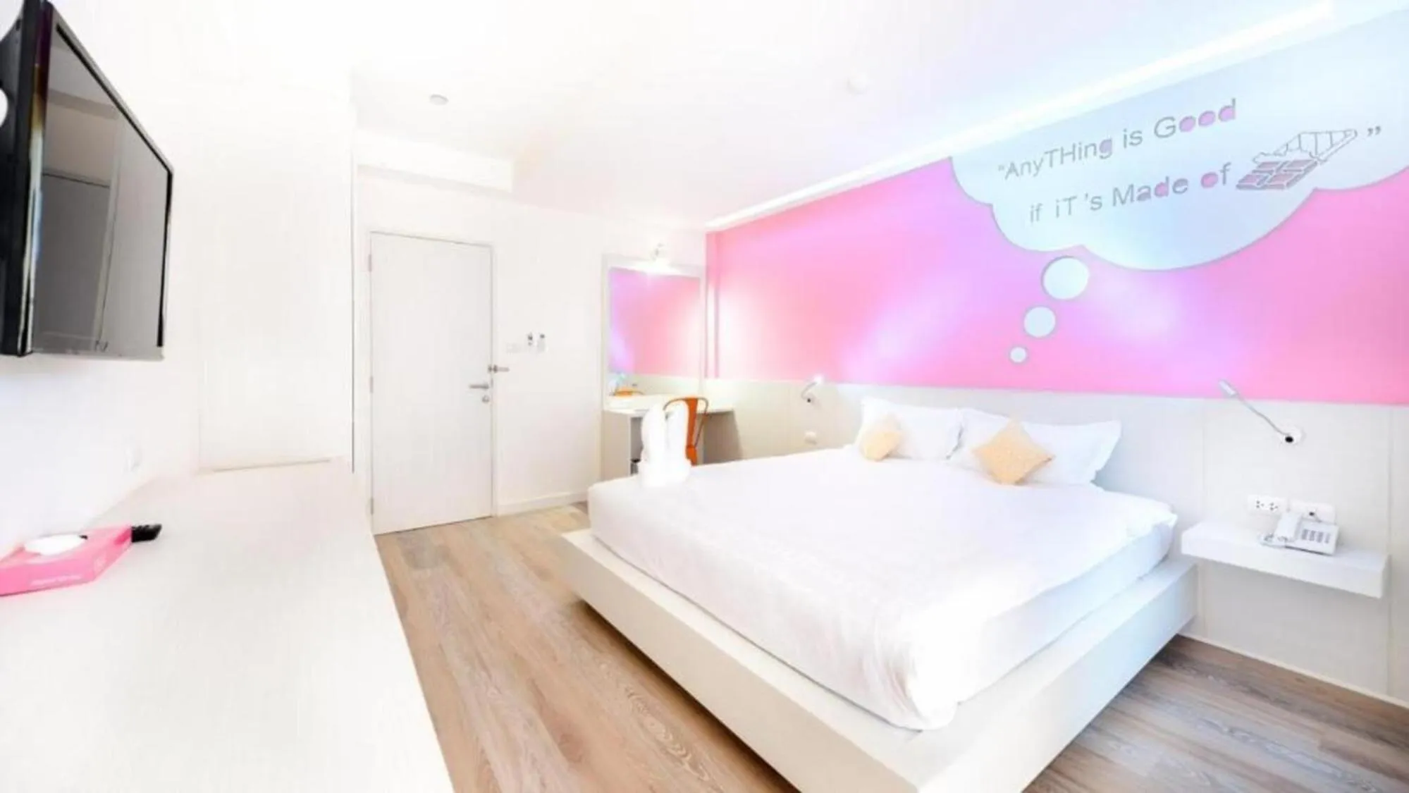 TV and multimedia, Bed in The Tint At Phuket Town - SHA Plus