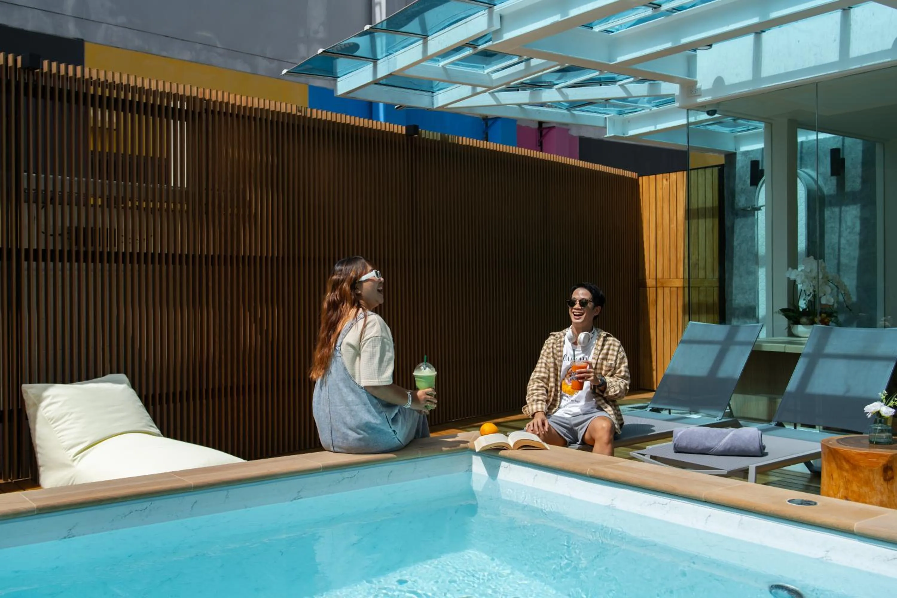 Swimming pool in The Tint At Phuket Town - SHA Plus