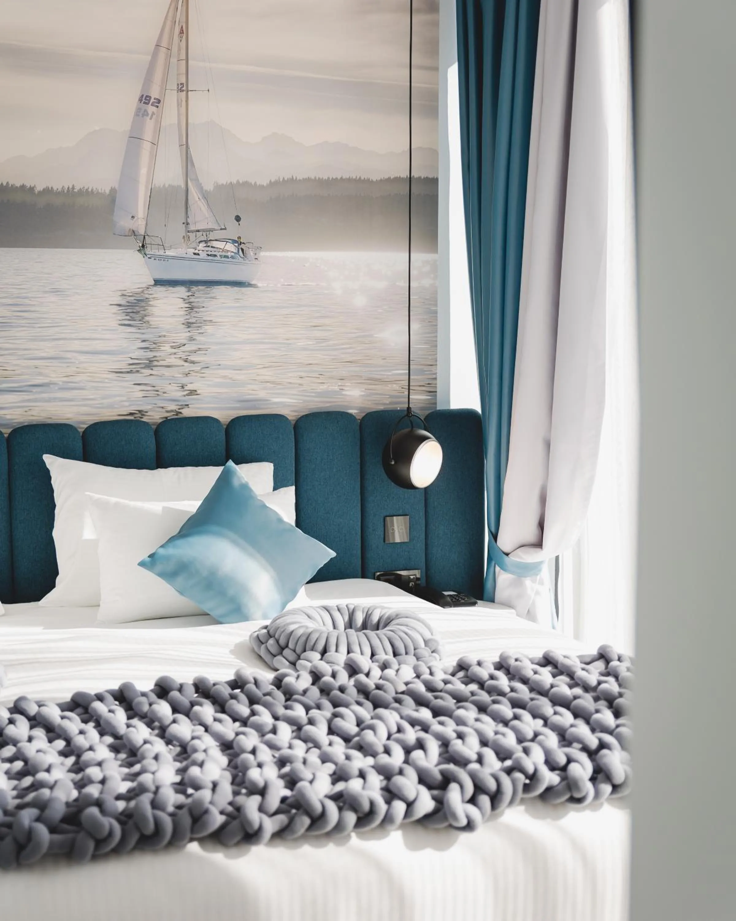 Bed in Hotel Aurel Coast