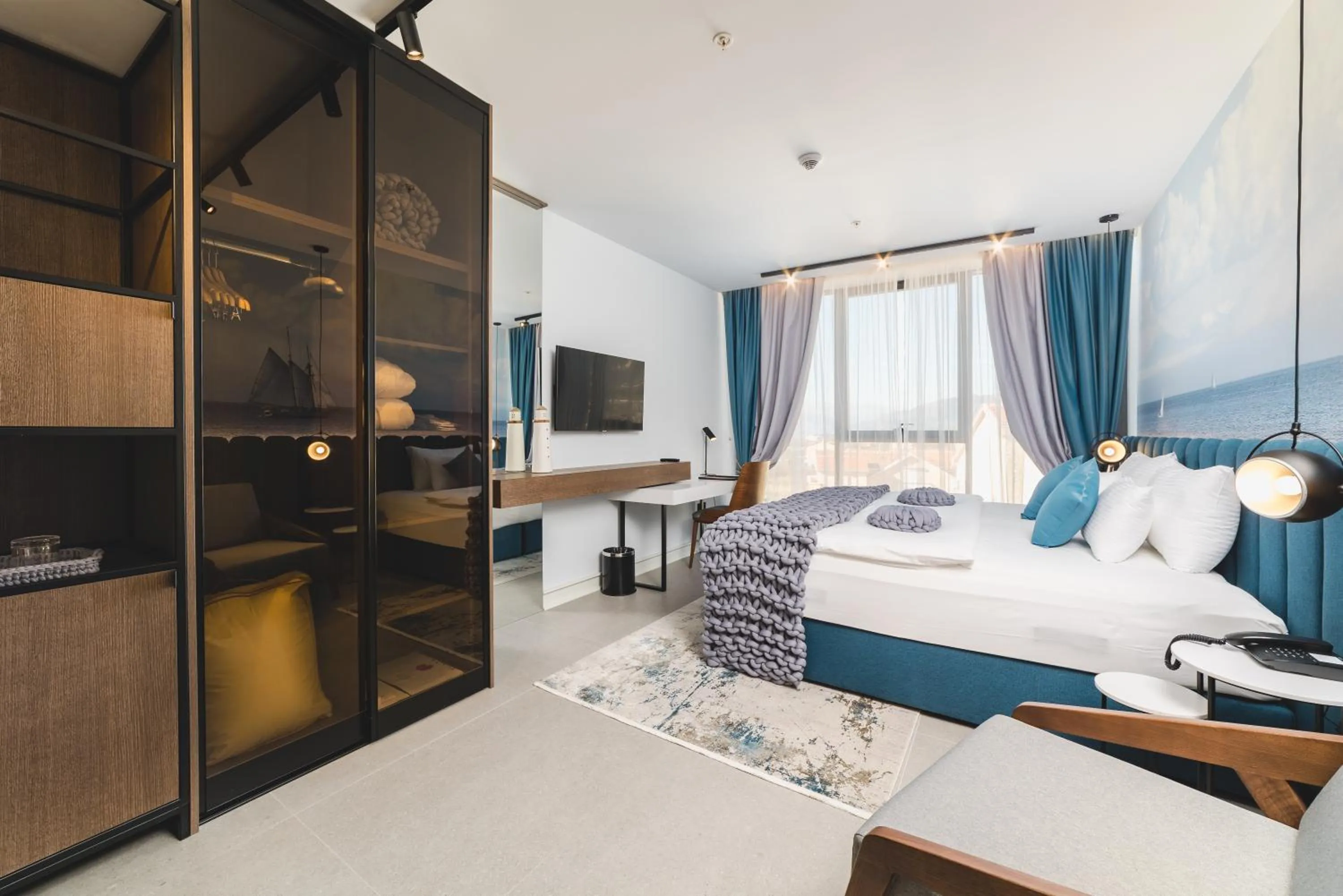 Bed in Hotel Aurel Coast