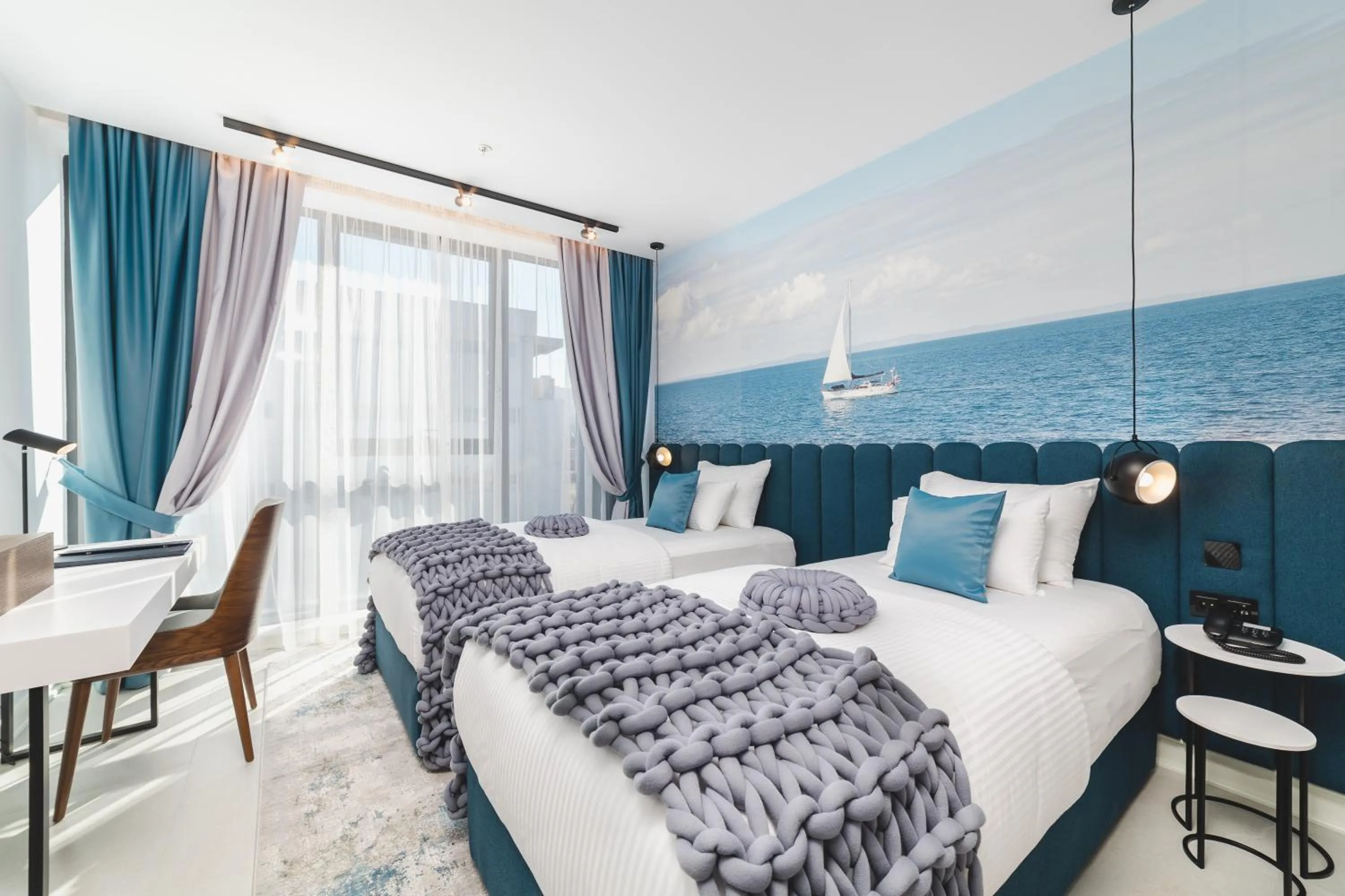 Bed in Hotel Aurel Coast