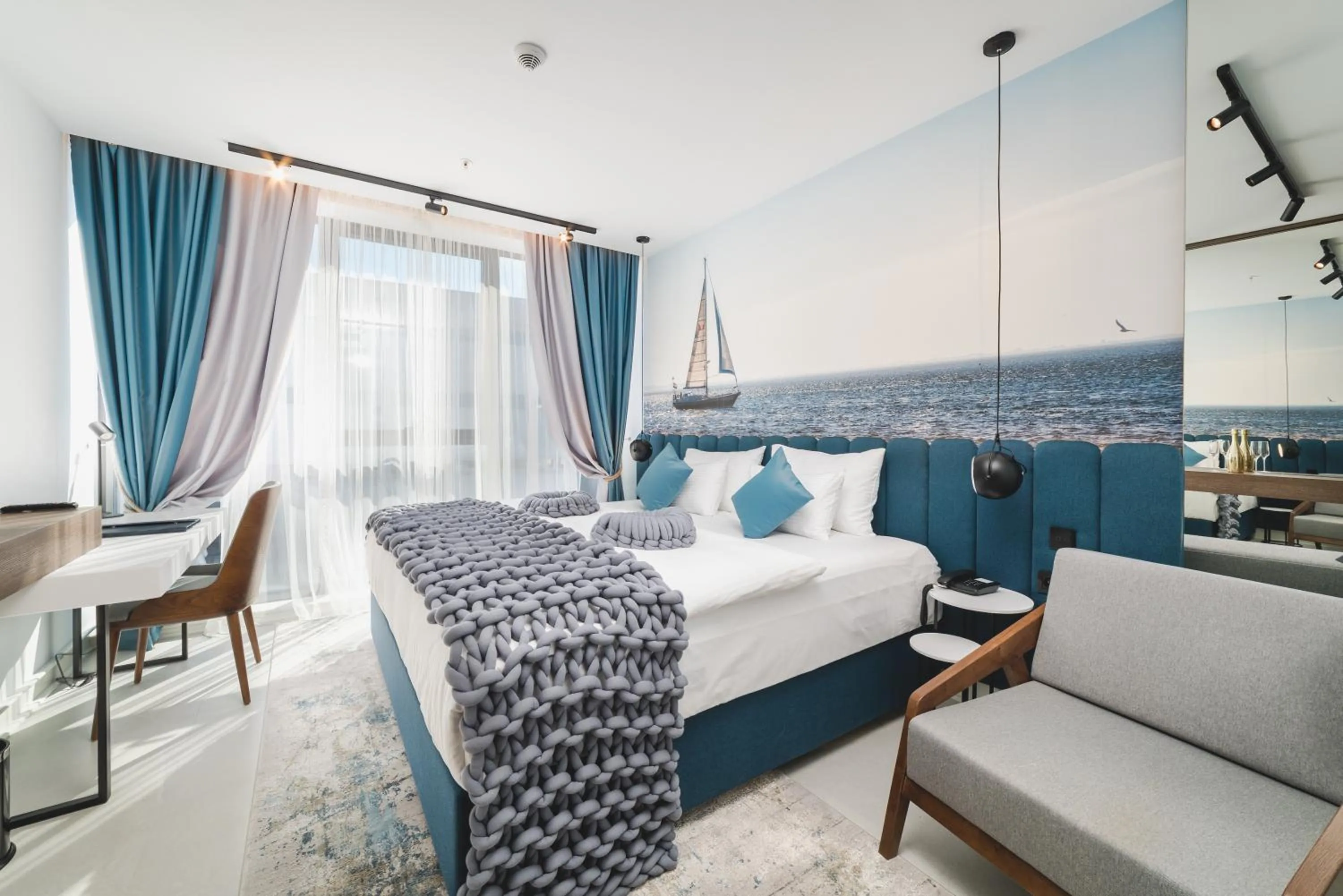 Bed in Hotel Aurel Coast