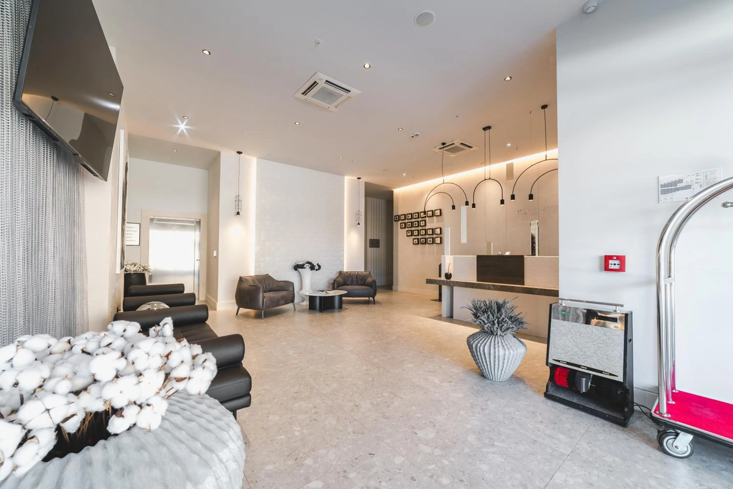 Lobby or reception in Hotel Aurel Coast