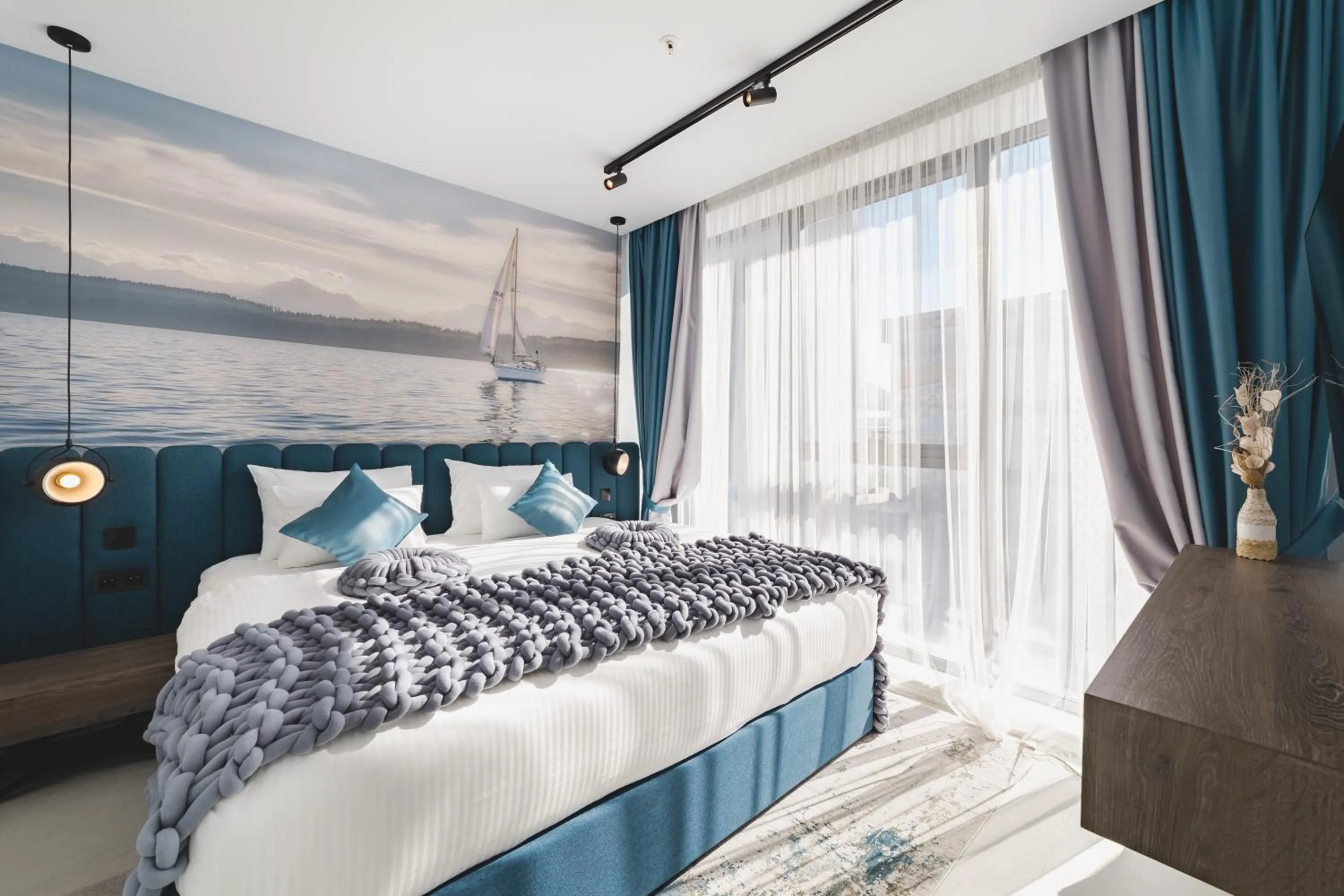 Bedroom, Bed in Hotel Aurel Coast