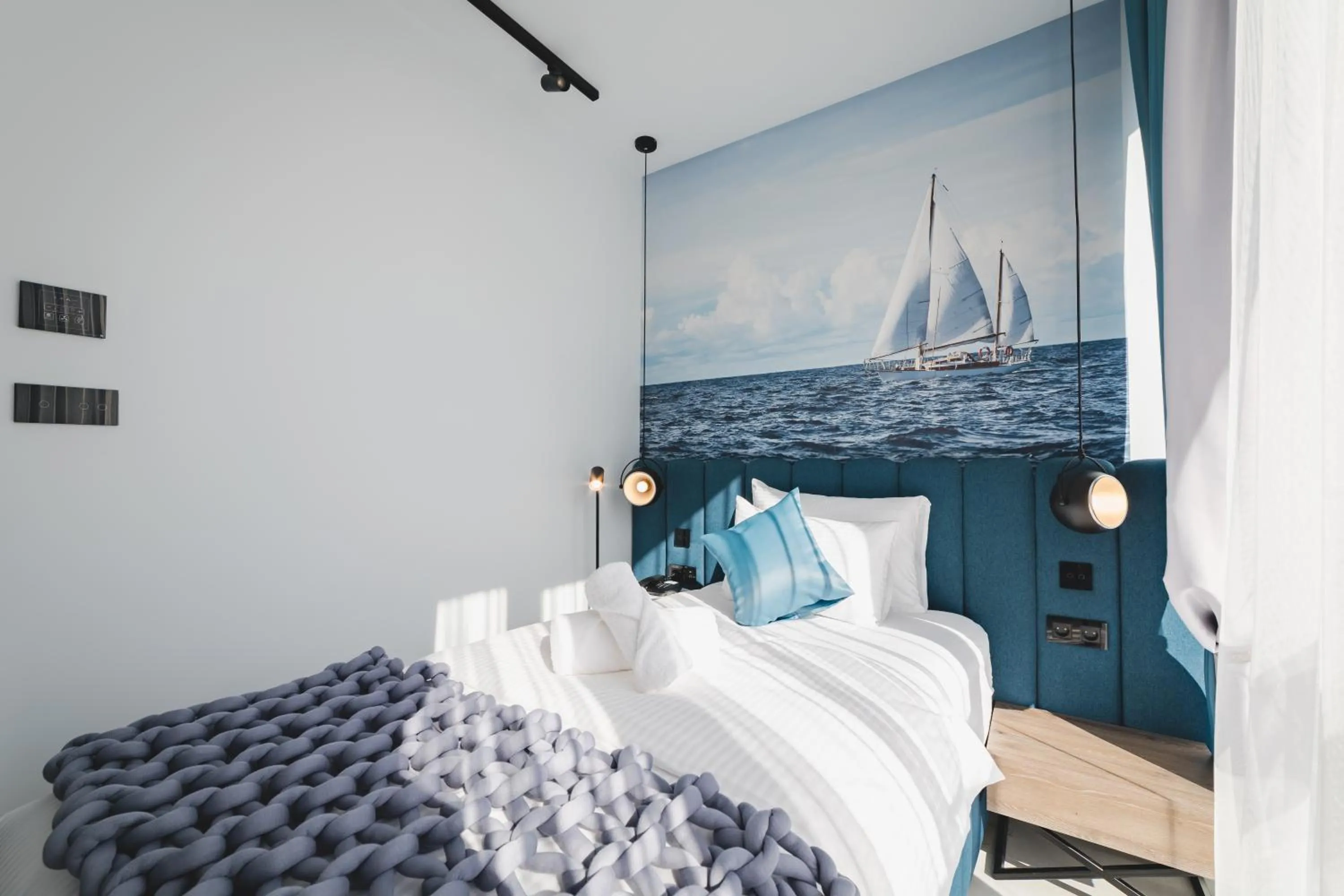 Bed in Hotel Aurel Coast