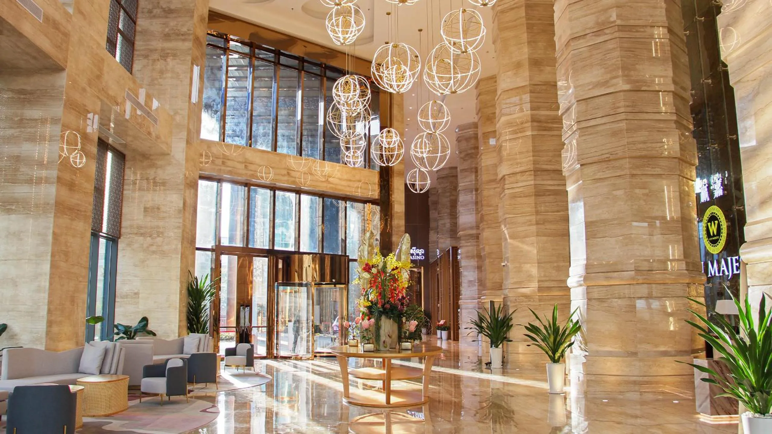 Lobby or reception in Won Majestic Hotel Cambodia