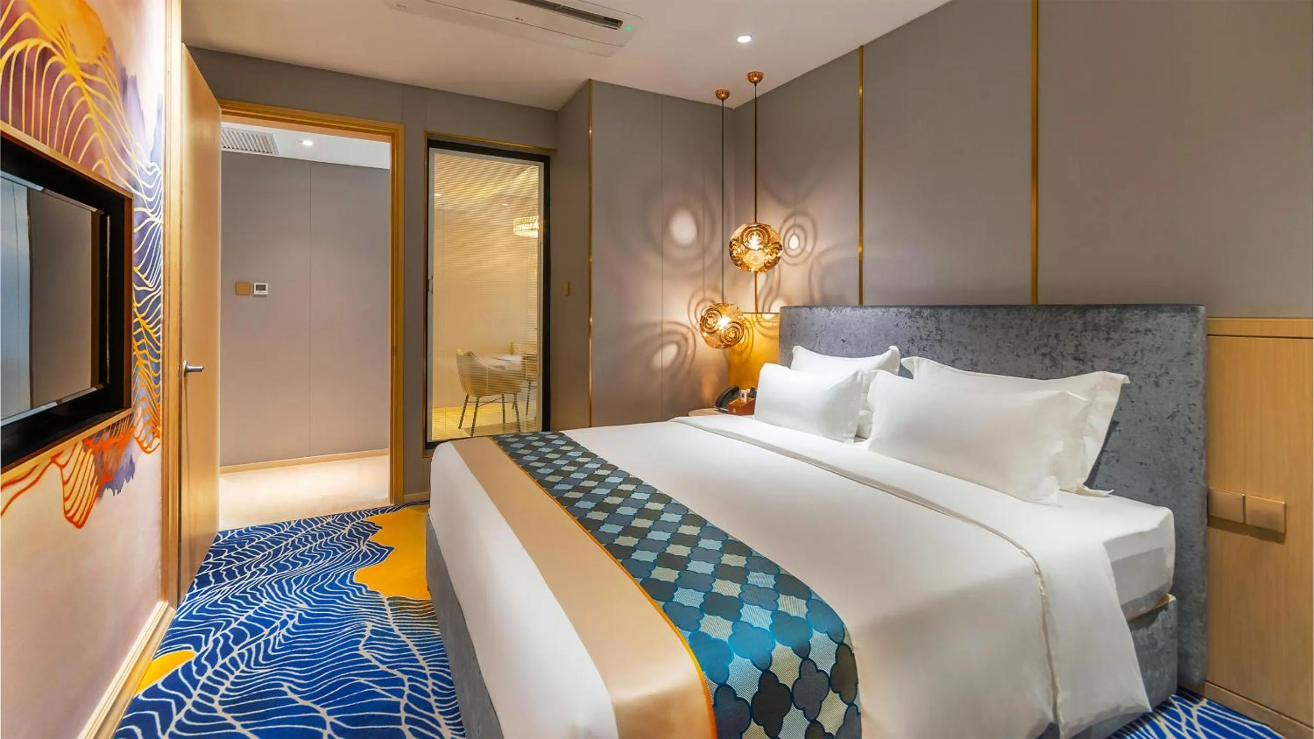 Bedroom, Bed in Won Majestic Hotel Cambodia