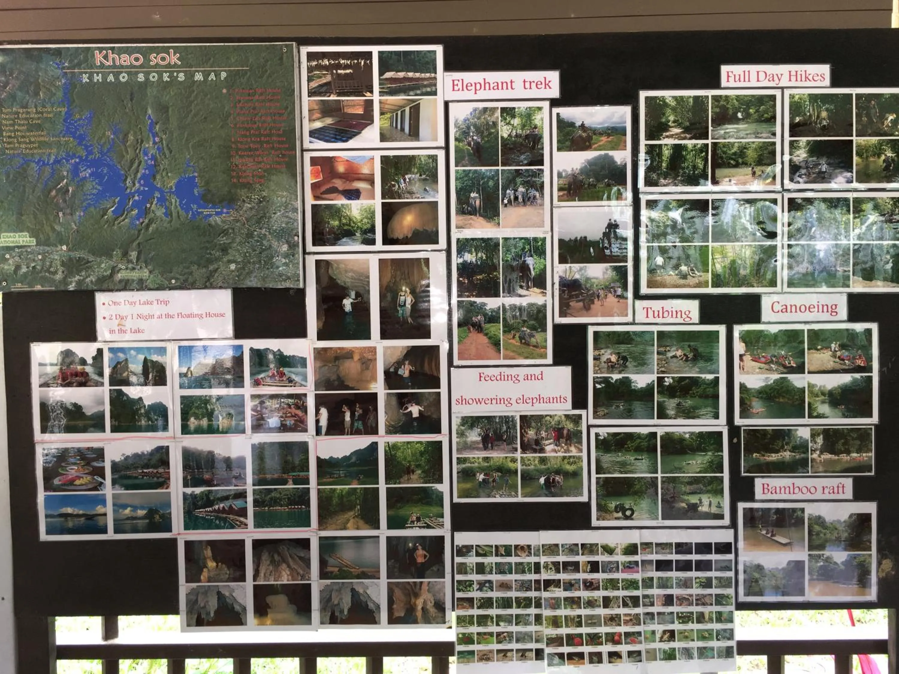 Area and facilities in Khao Sok Palm Garden Resort